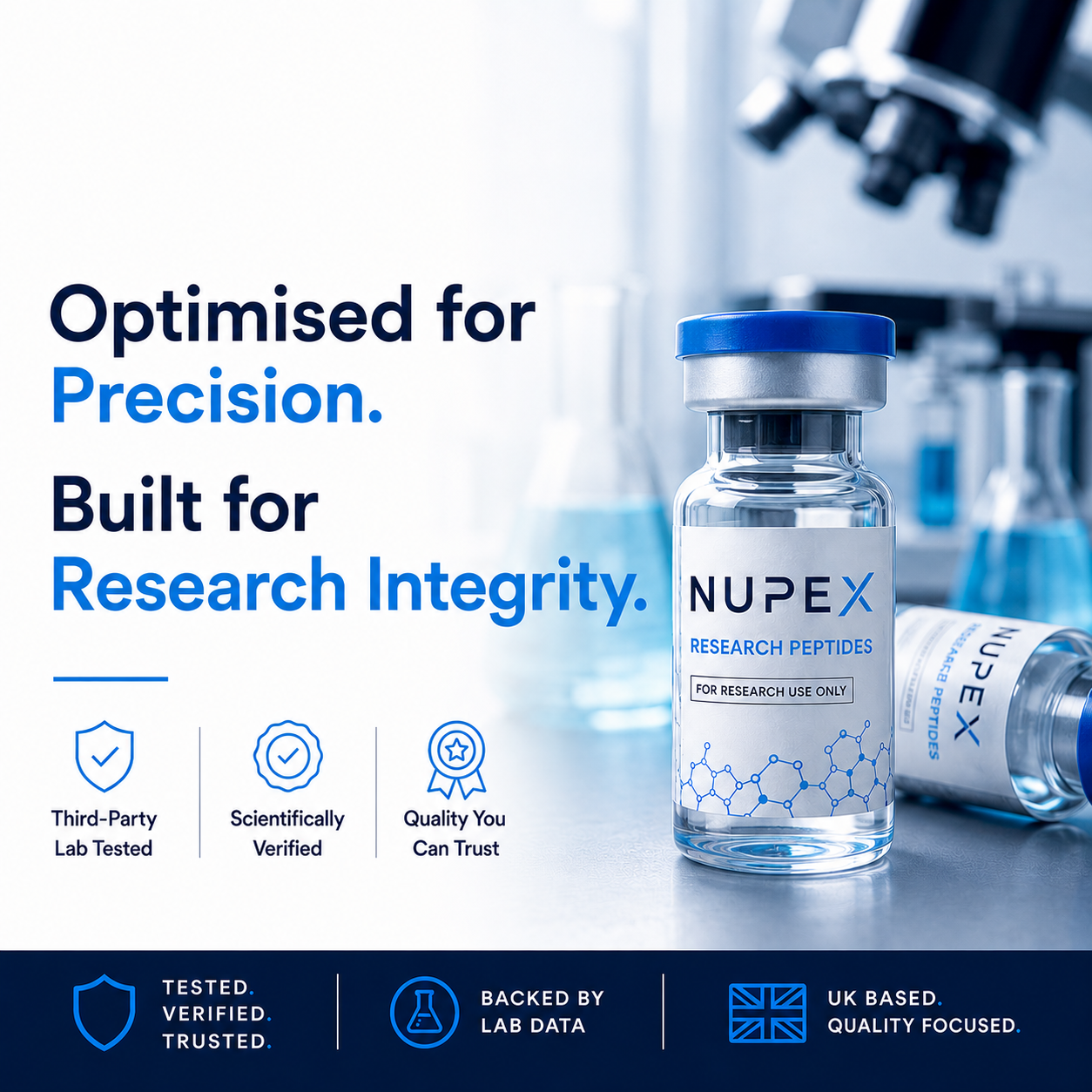 Nupex.co.uk Facebook ad: Nupex | UK’s Trusted Source for Research Peptides & Capsules