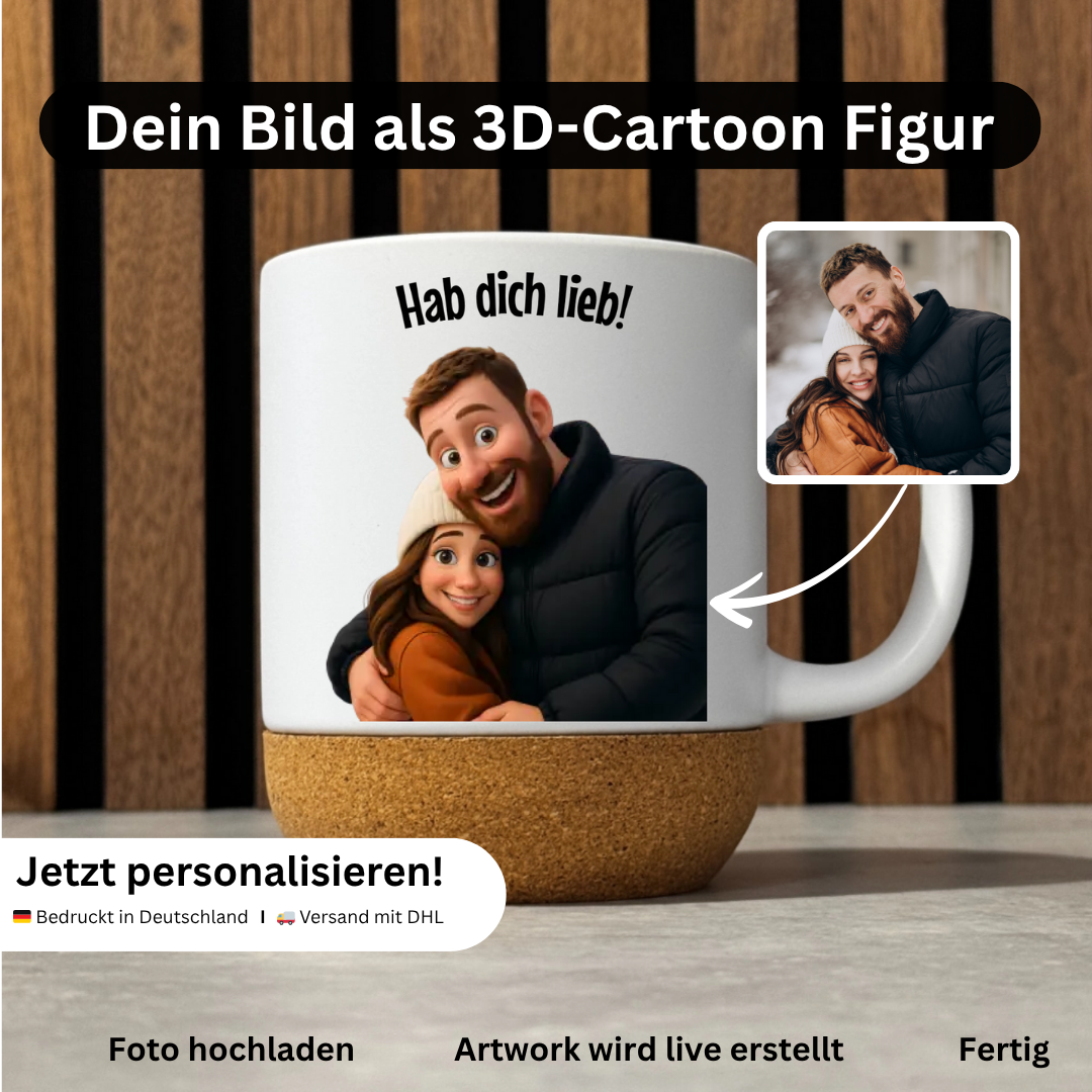 Cuddels Facebook ad: Ein Geschenk, das von Herzen kommt