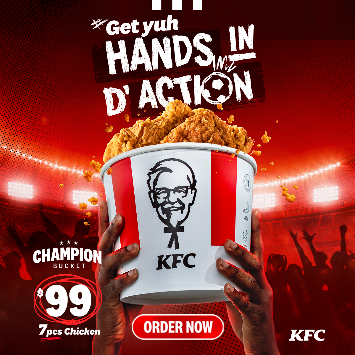 KFC Facebook ad: KFC Champion Bucket