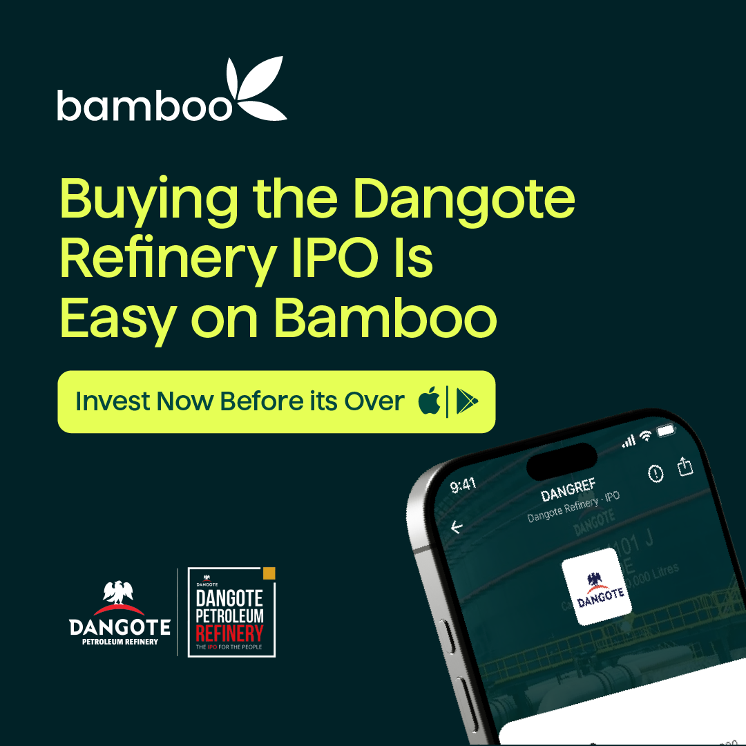 Invest Bamboo Facebook ad: The Dangote Refinery IPO is live