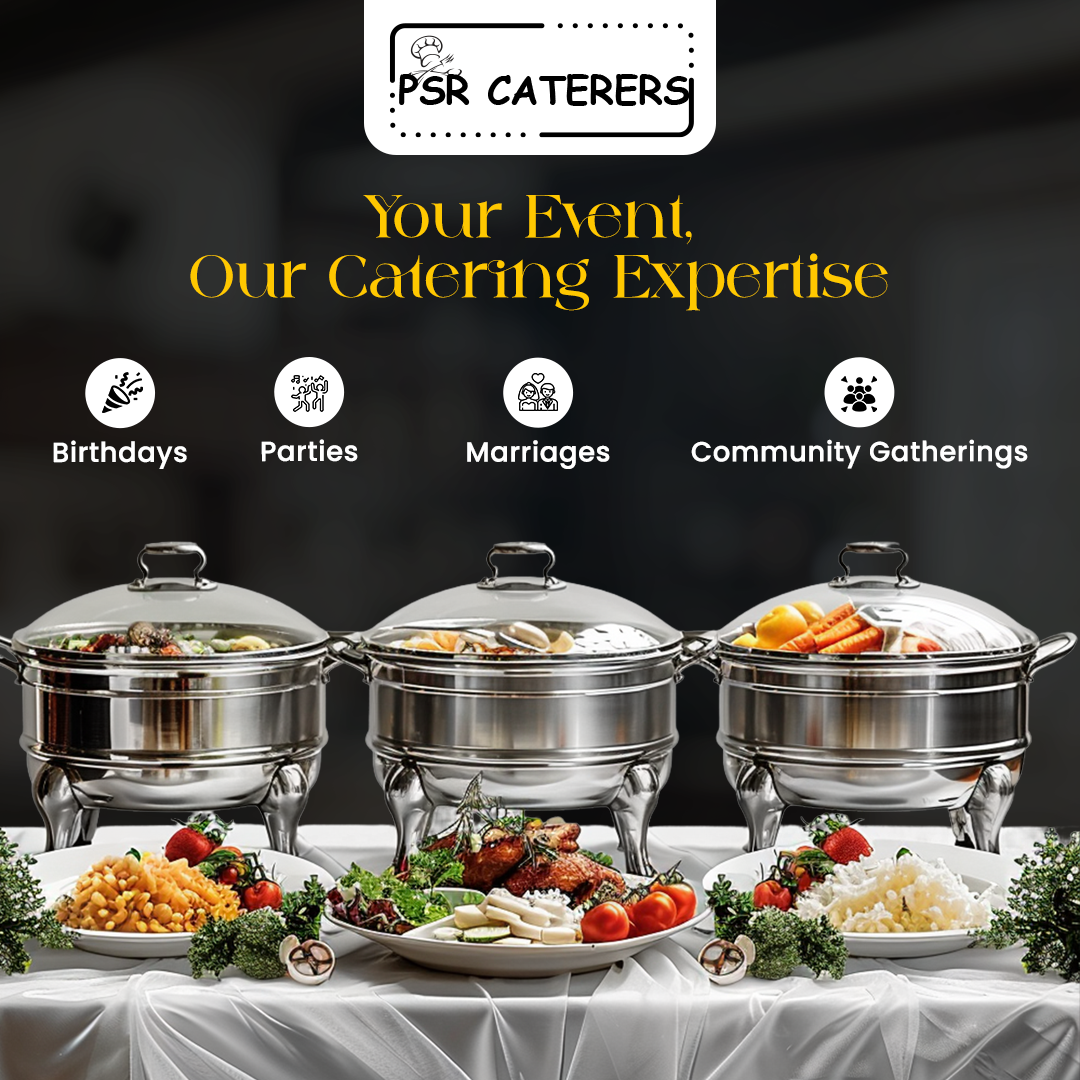 PSR Caterers Facebook ad: Planning a Birthday, Party, Marriage or Family Event…