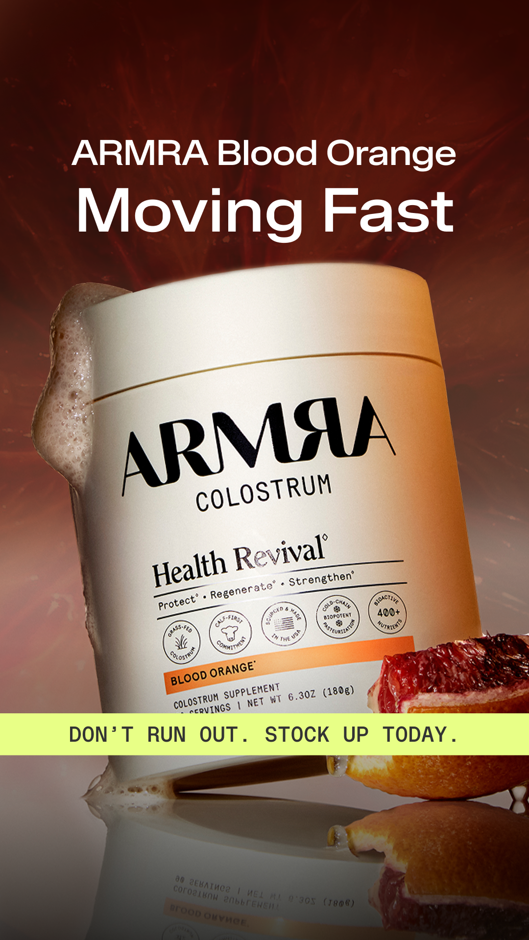 ARMRA Facebook ad