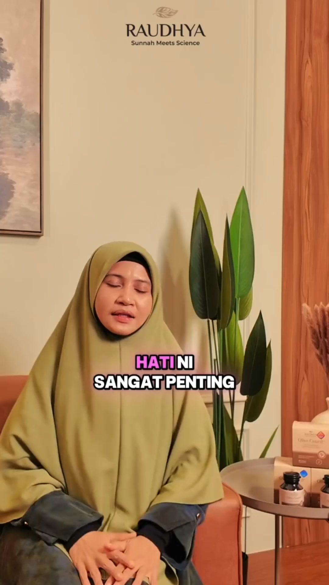 Asma Harun Wellness Raudhya Olive Guard Facebook ad: Bantu Stabilkan Kolesterol & Elak Hati Berlemak
