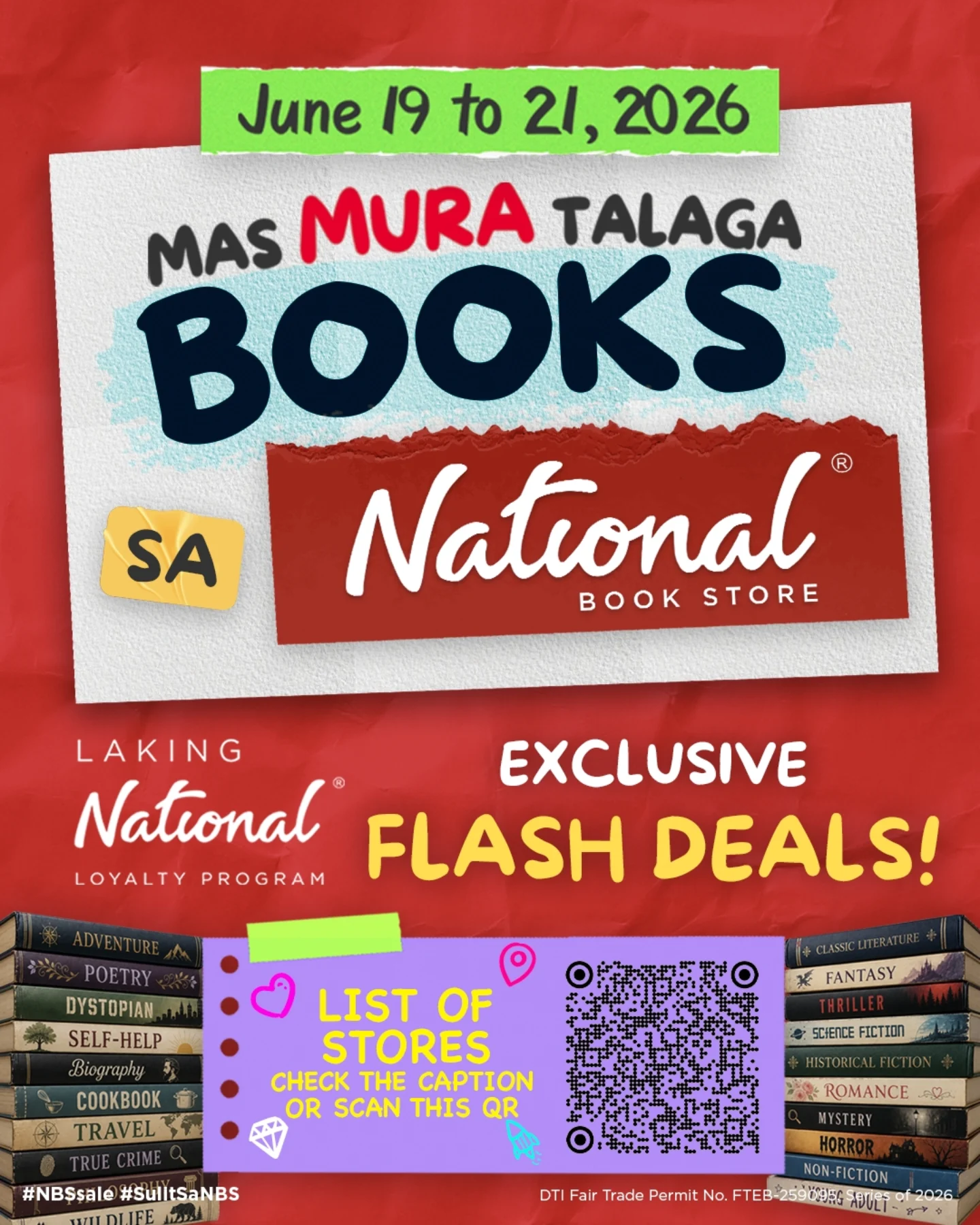 National Book Store Facebook ad