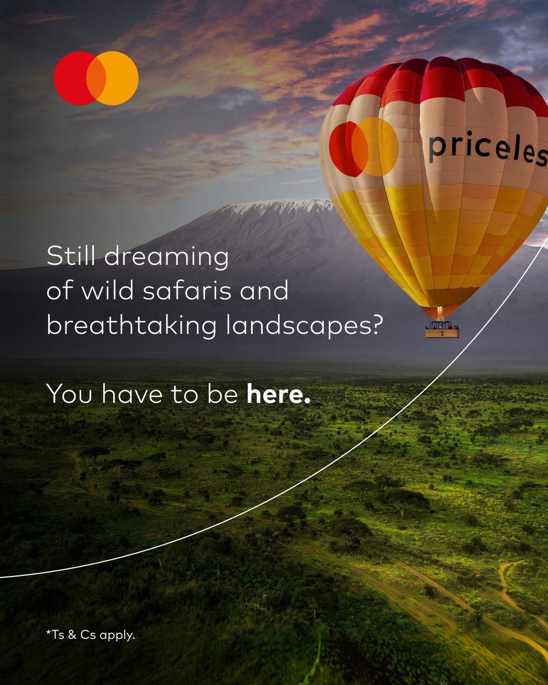 Mastercard Facebook ad