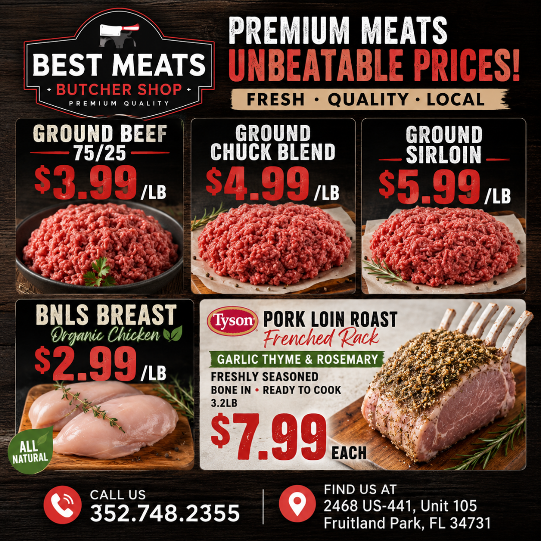 Best Meats Florida Facebook ad: All-Natural Meat Market