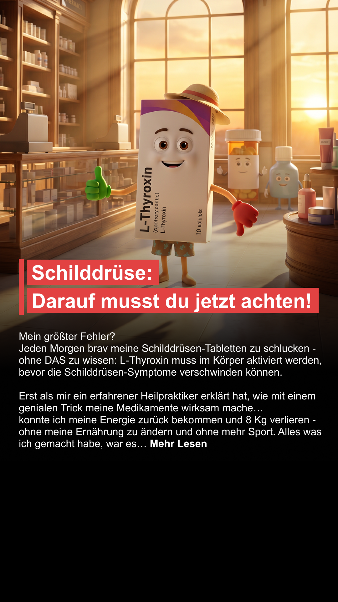 Mission Schilddrüse Facebook ad