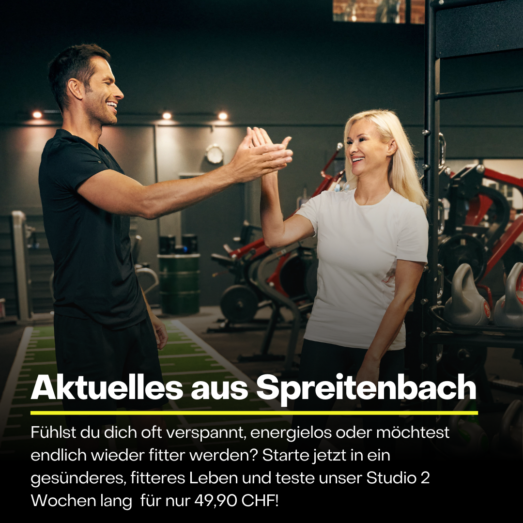 Fitness-Emotion Spreitenbach Facebook ad: 2 Wochen Fitness & Regeneration