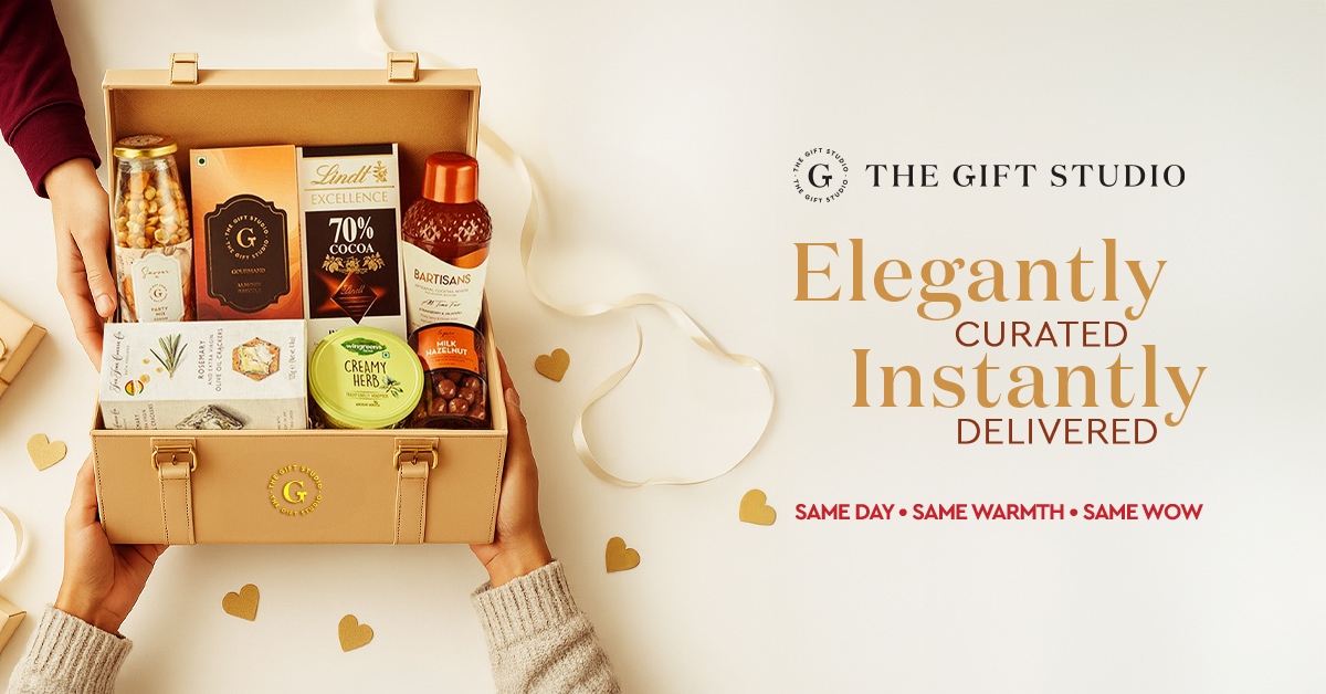 The Gift Studio Facebook ad from Feb 21, 2026