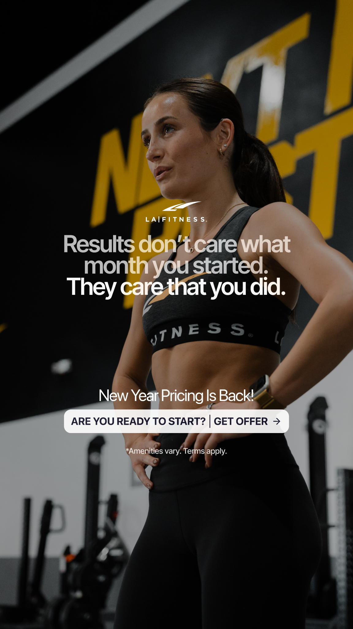 LA Fitness Facebook ad