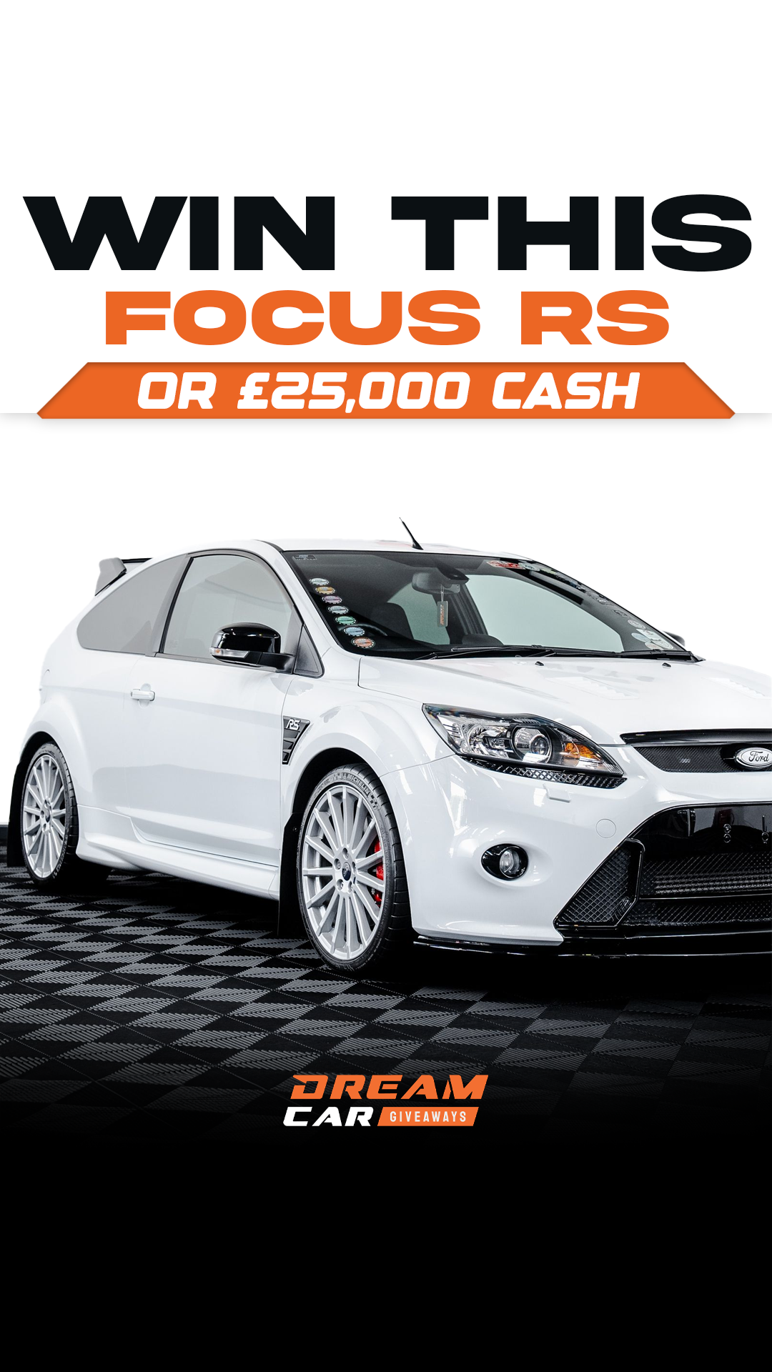 Dream Car Giveaways Facebook ad