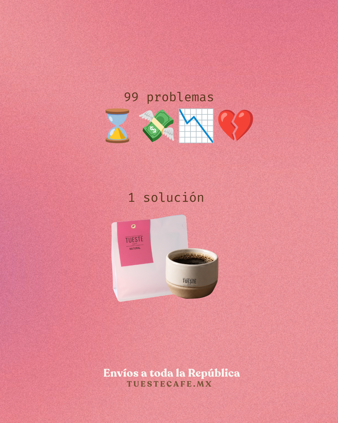 Tueste Café Facebook ad: Nuestro café más vendido es el Honey, solo como dato que…