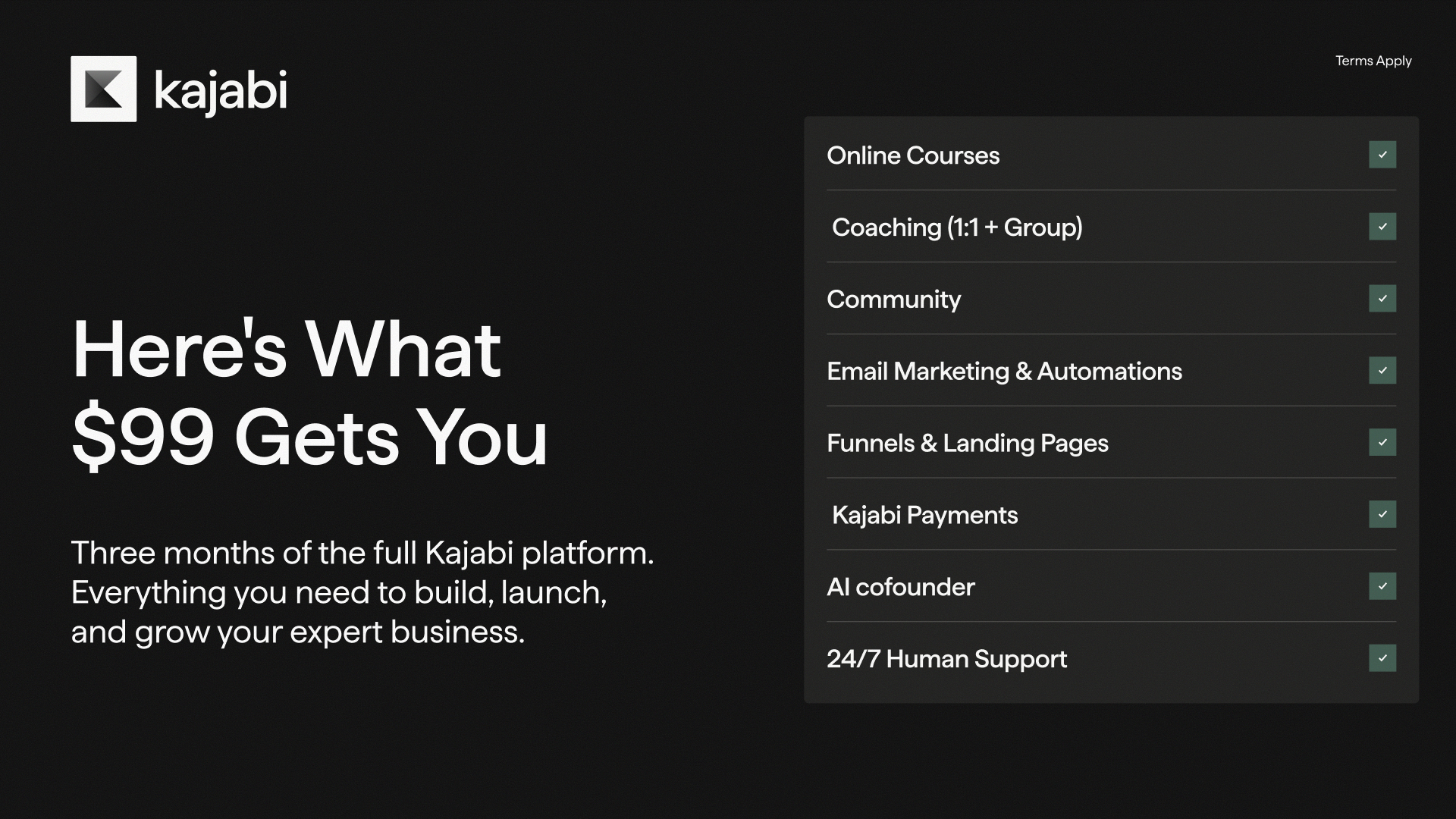Kajabi Facebook ad