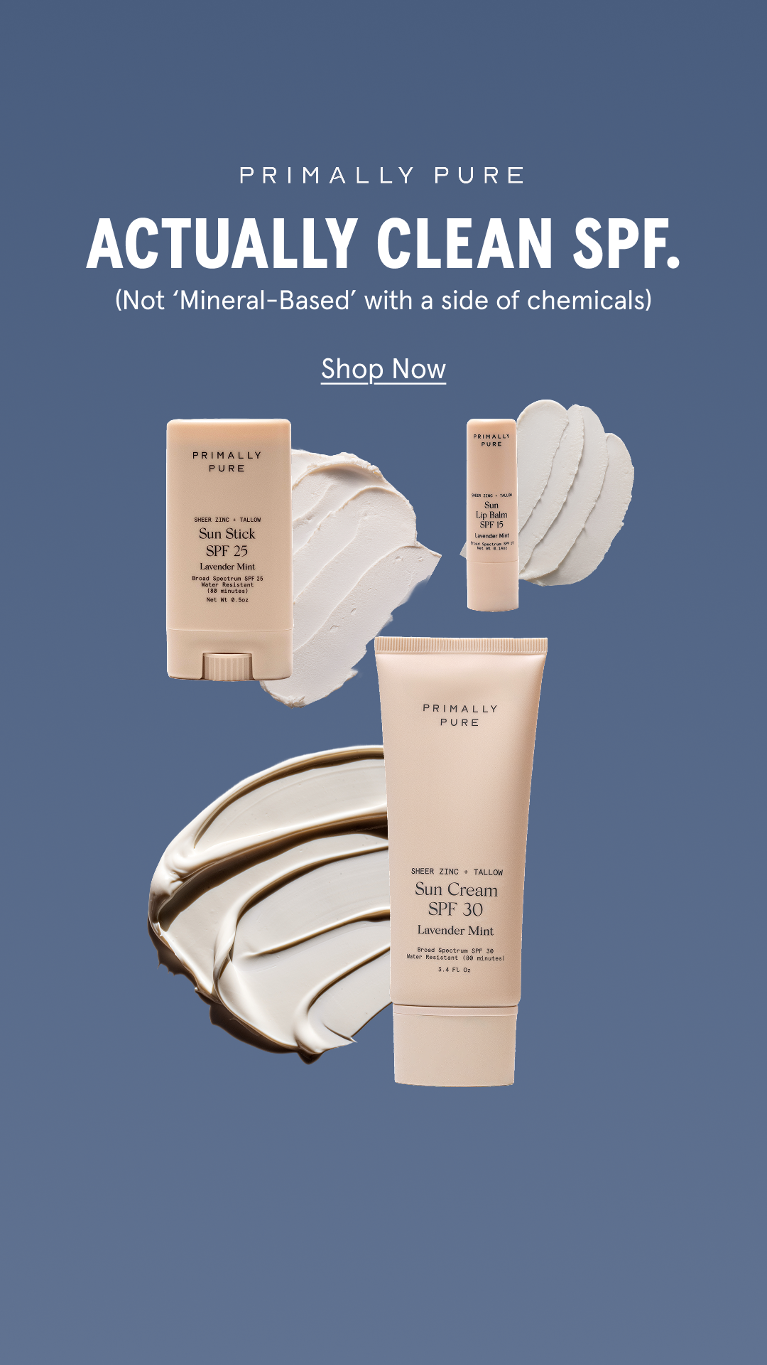 Primally Pure Skincare Facebook ad