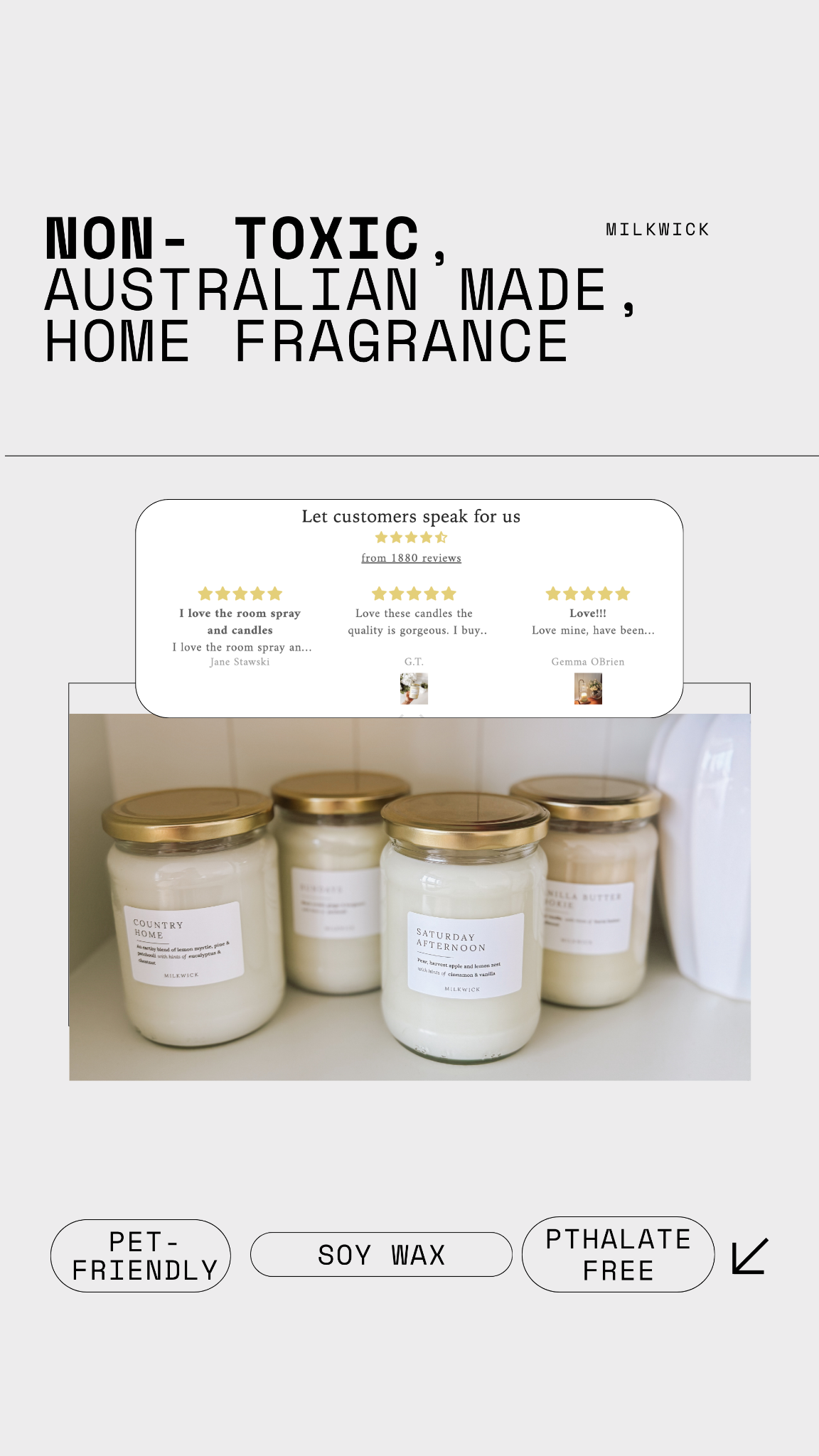 Milkwick Home Fragrance Facebook ad