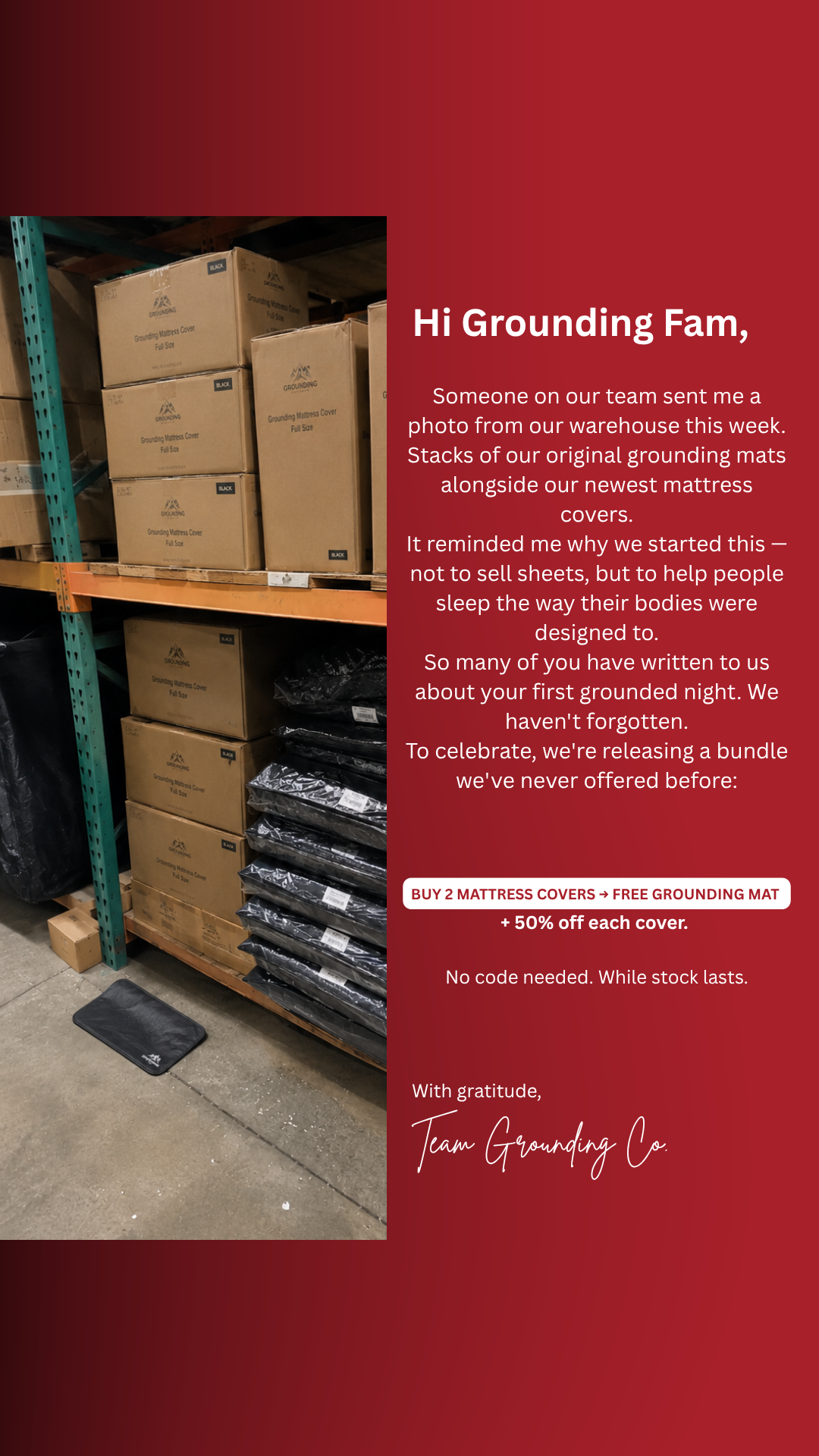 Grounding Company Facebook ad