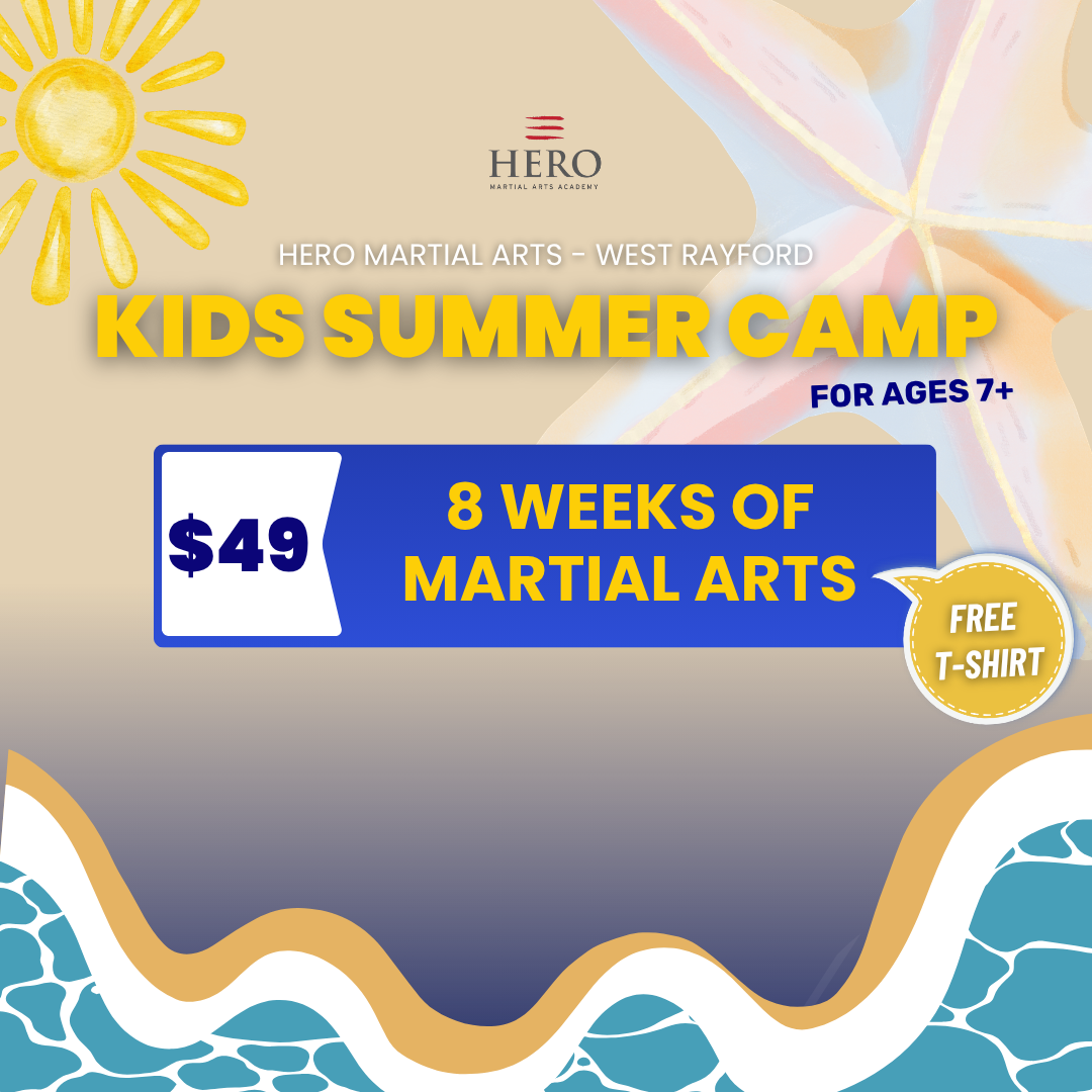 HERO Martial Arts Academy - West Rayford Facebook ad: Turn Summer Break Into Growth, Not Just Downtime