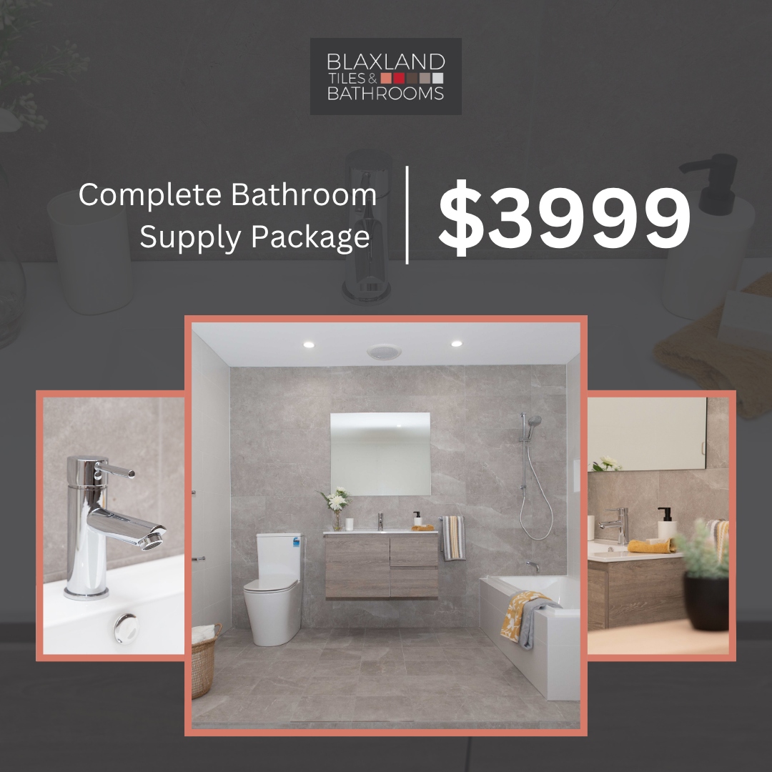 Blaxland Tiles and Bathrooms Facebook ad: Bathroom reno: affordable + quality