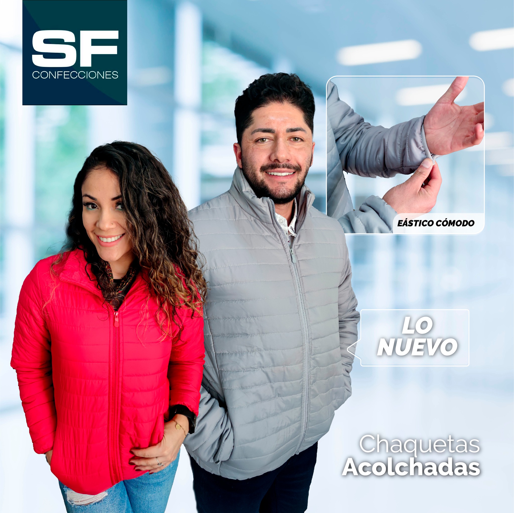 SF Confecciones Facebook ad: Uniforma a tu personal con estilo y profesionalismo