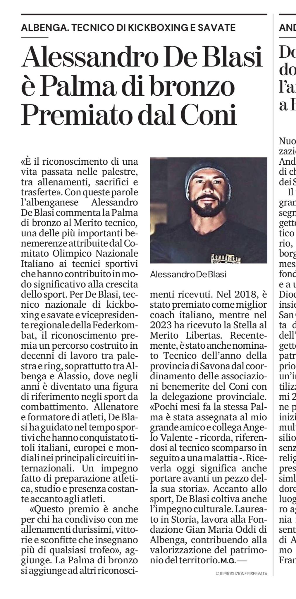 Ale De Blasi Facebook ad: Da LA STAMPA