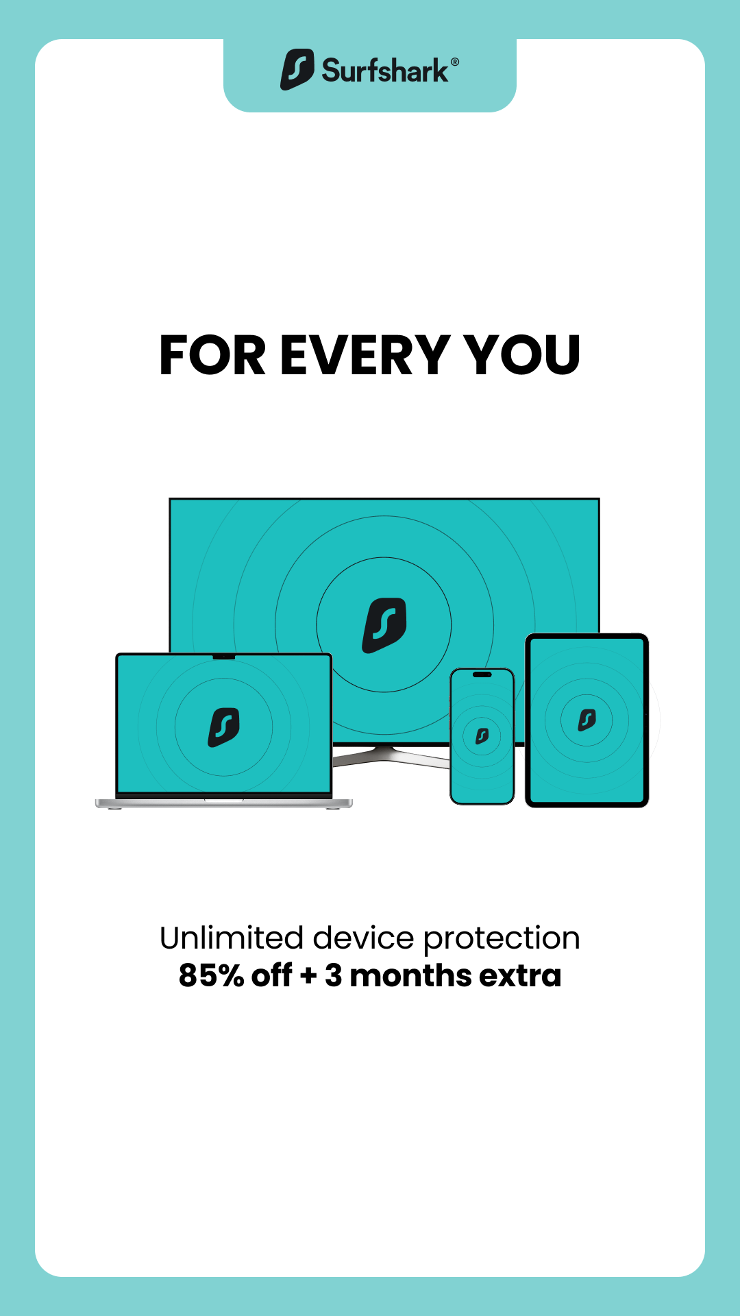 Surfshark Facebook ad