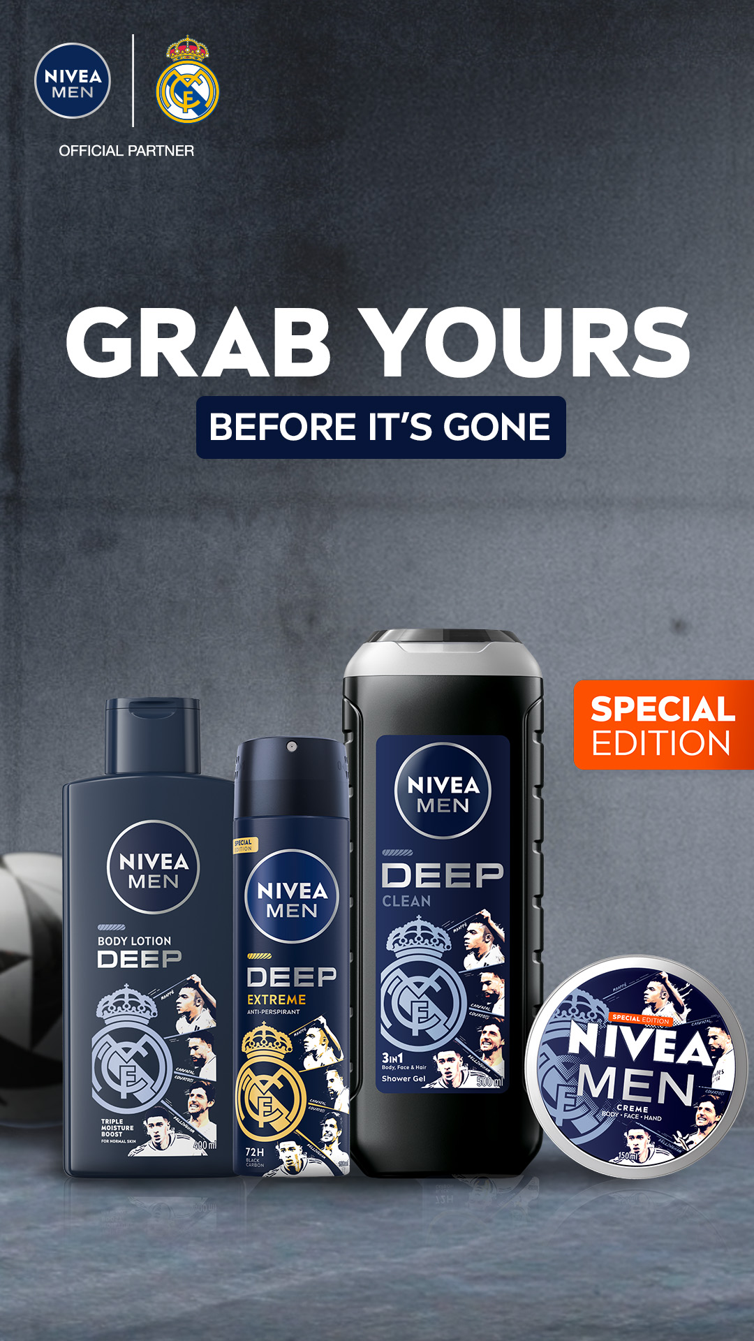 NIVEA MEN Facebook ad from Jul 2, 2026