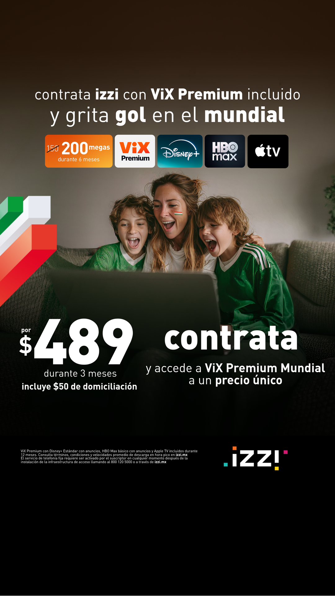 izzi telecom Facebook ad