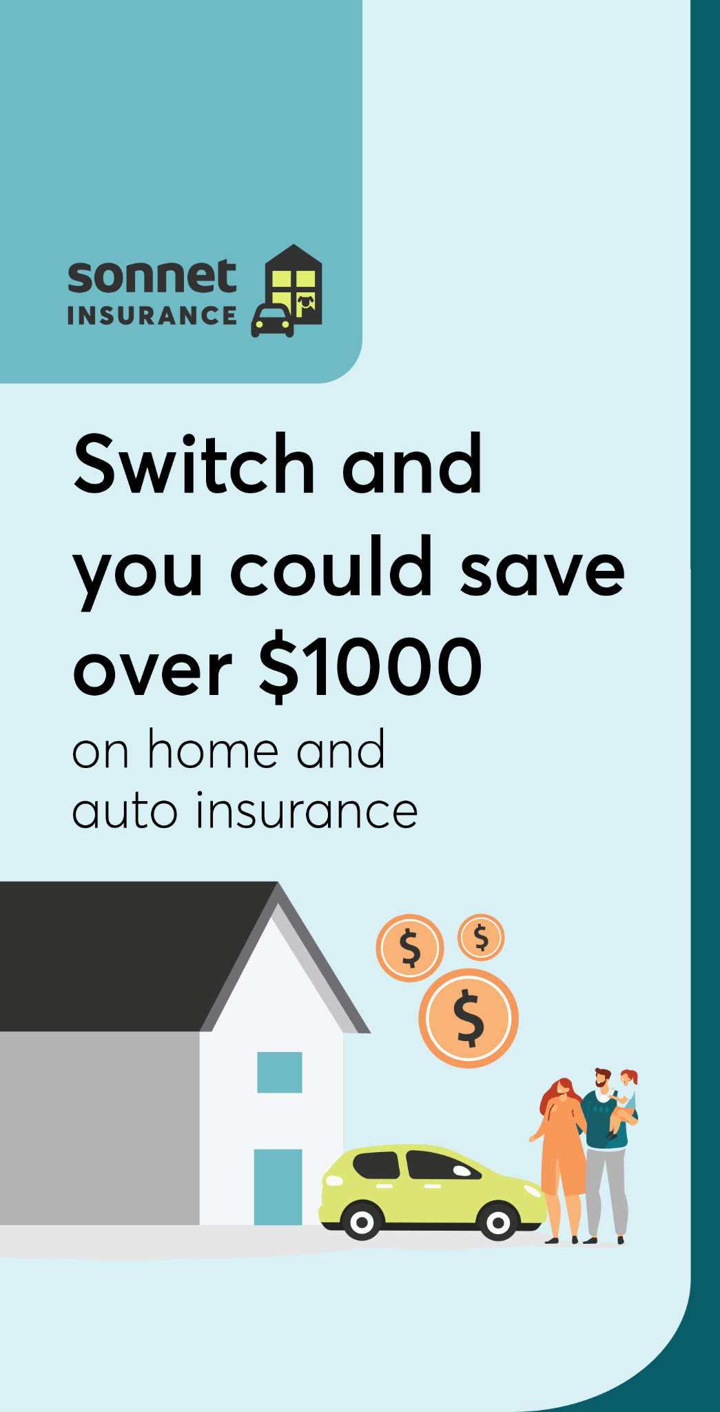 Sonnet Insurance Facebook ad