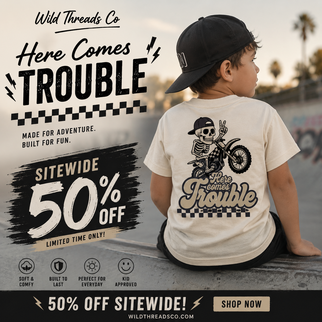 Wild Threads Co Facebook ad