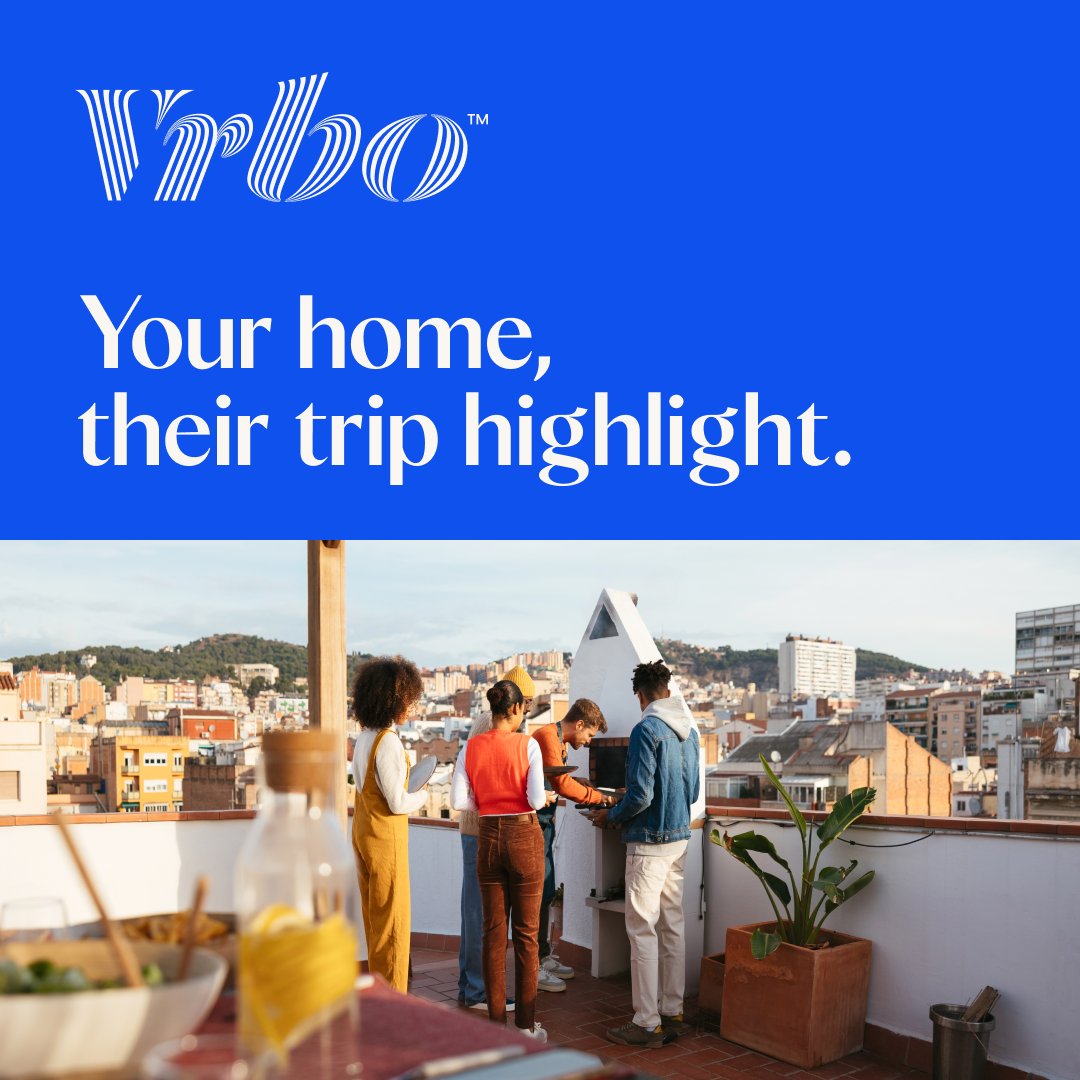 Vrbo Facebook ad: Get paid to make memories