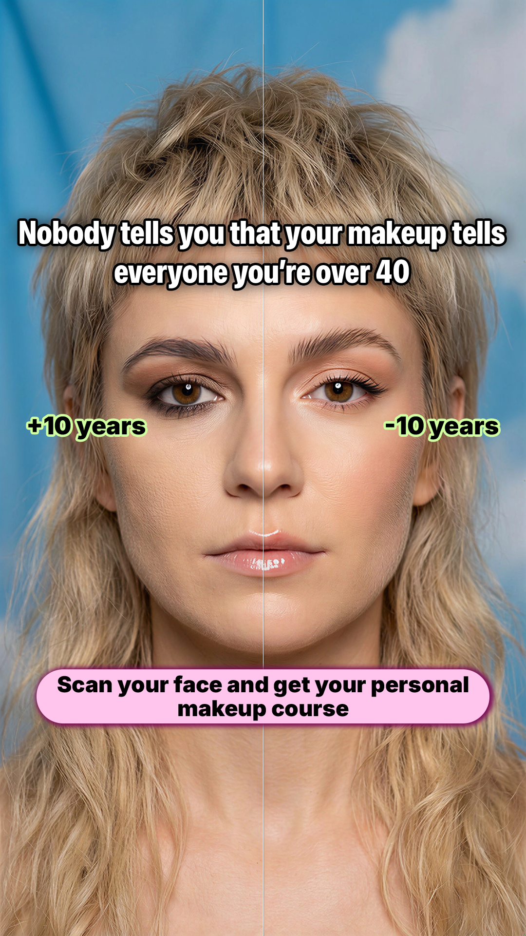 Luvly Makeup Facebook ad: Try Luvly NOW