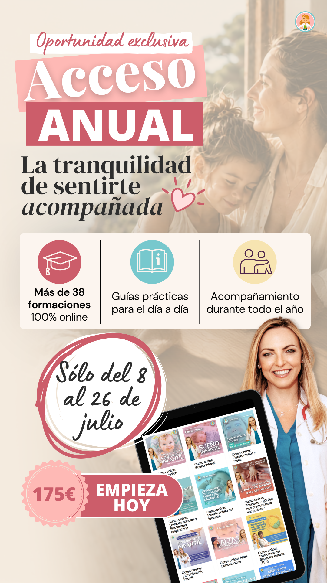 Lucía, mi pediatra Facebook ad