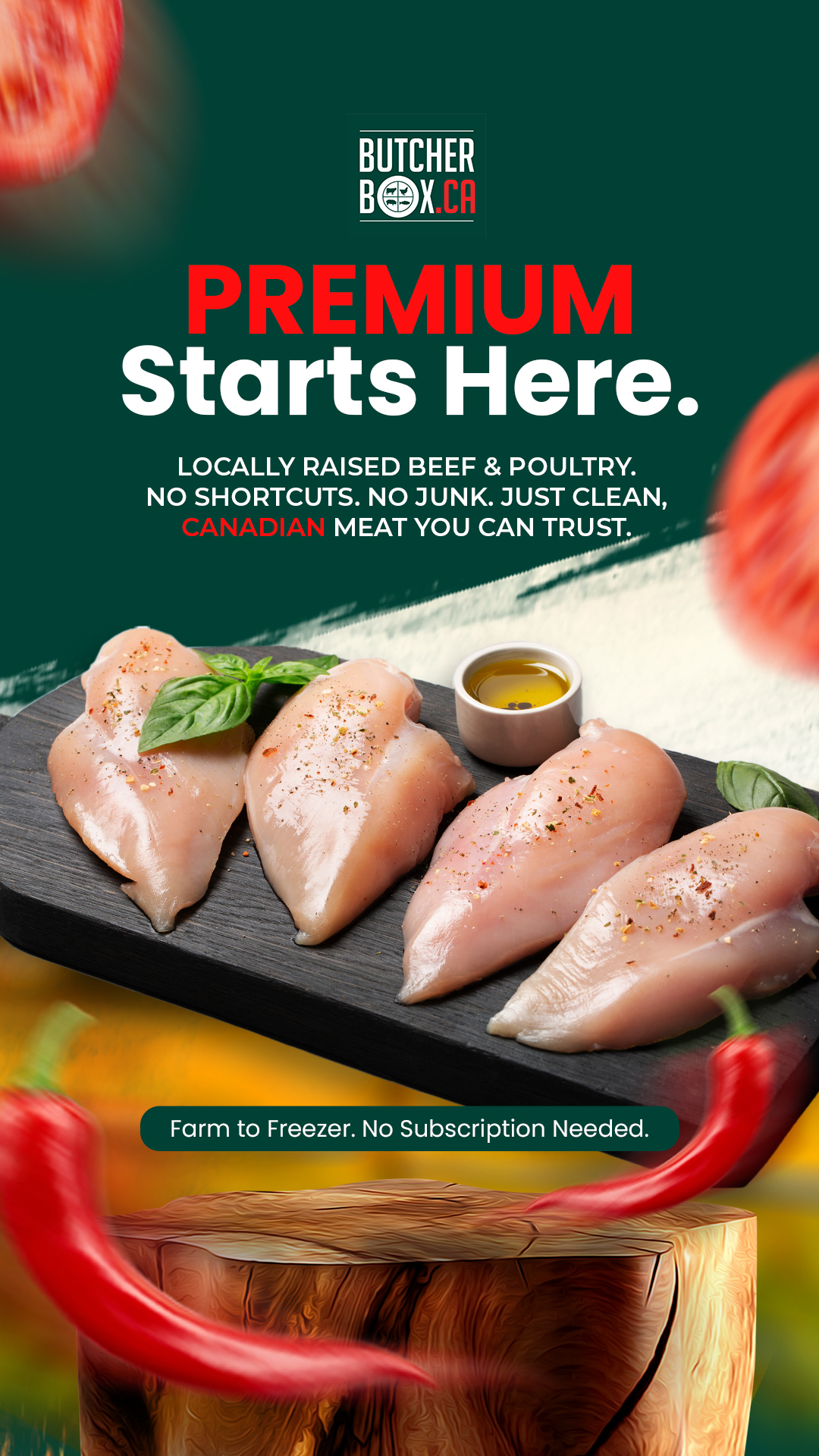 Butcher Box Facebook ad