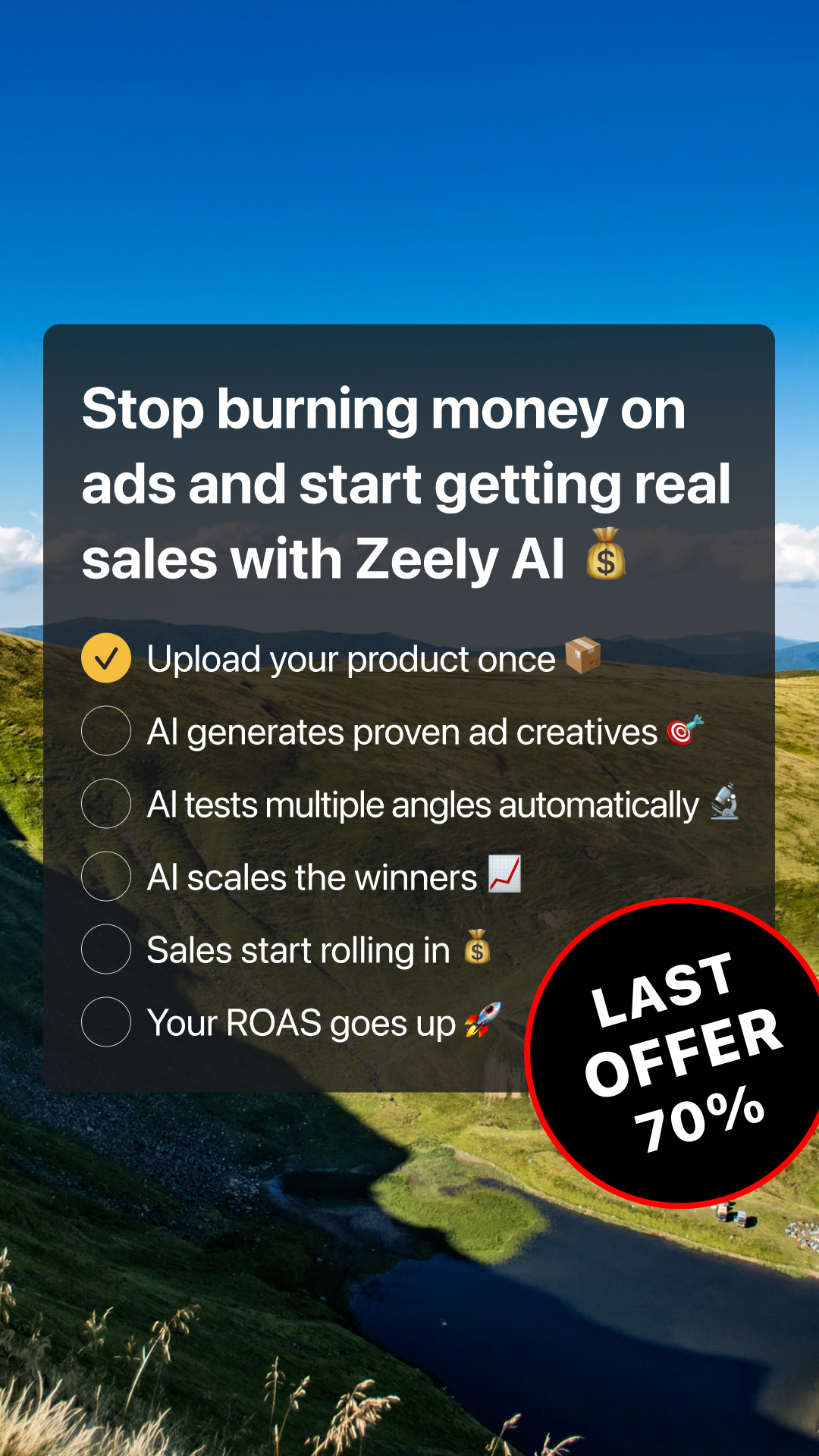 Zeely Facebook ad