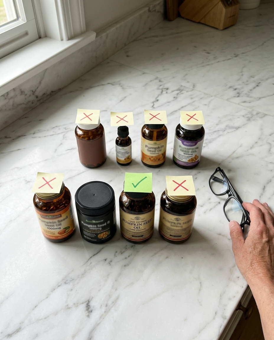 Dr. Amanda Graham Trichologist Facebook ad: I Tested 10 Pumpkin Seed Oils. Only 1 Worked.