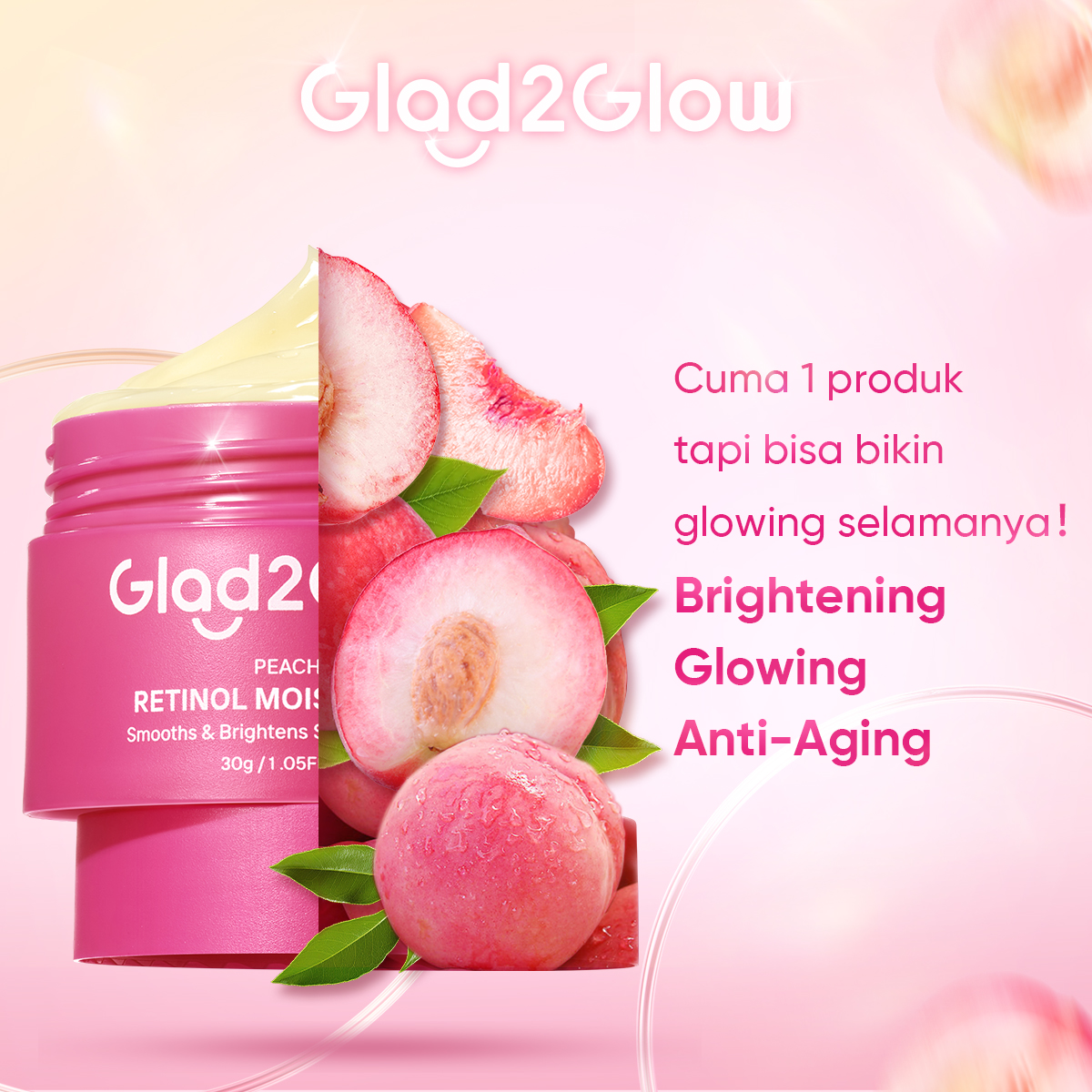 Glad2Glow.indo. Facebook ad