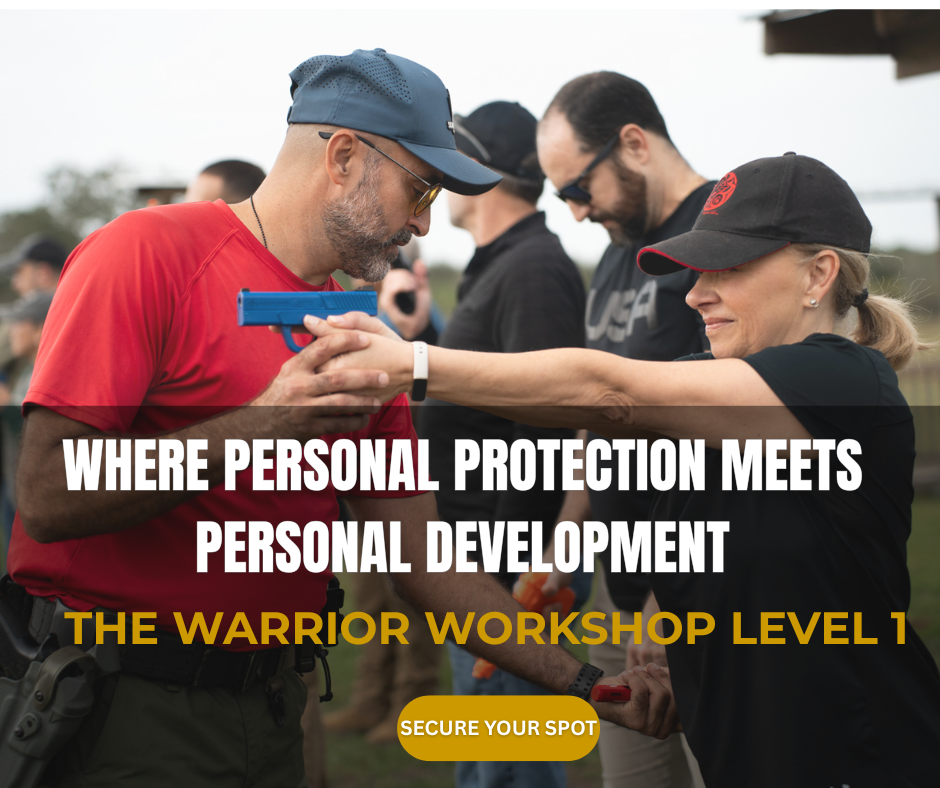 Sovereign Self Defense Facebook ad: Get $100 Off the Warrior Workshop.