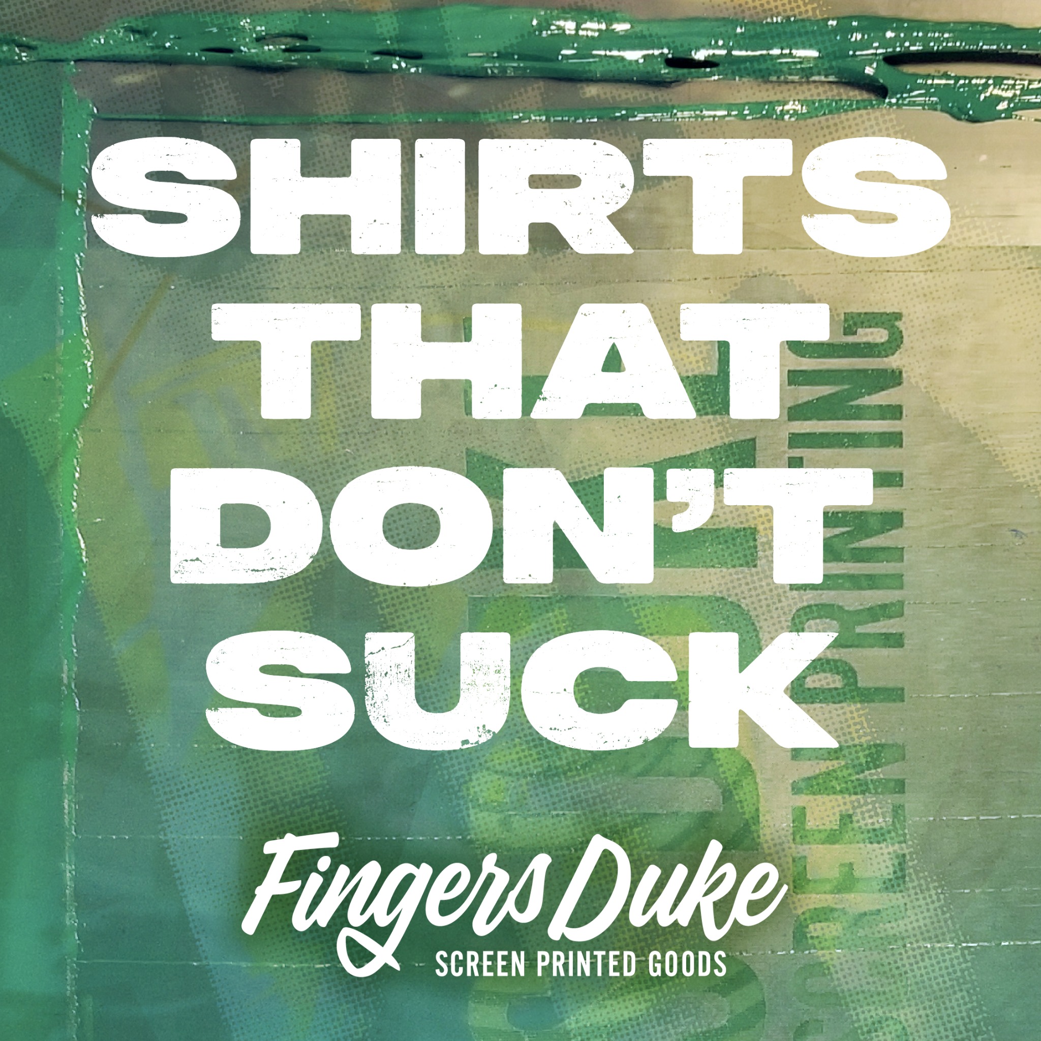 Fingers Duke - Screen Printed Goods Facebook ad