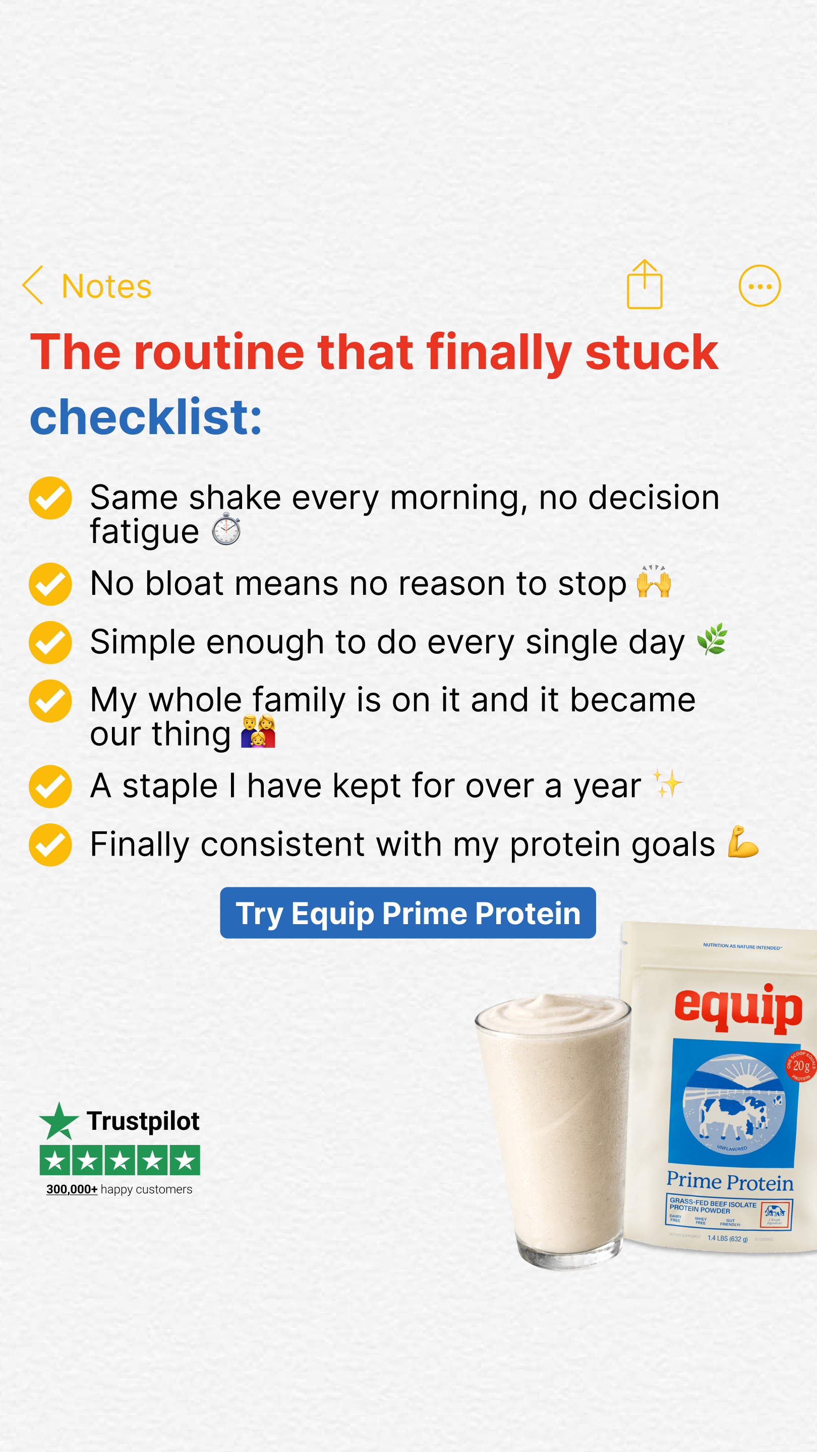 Equip Facebook ad