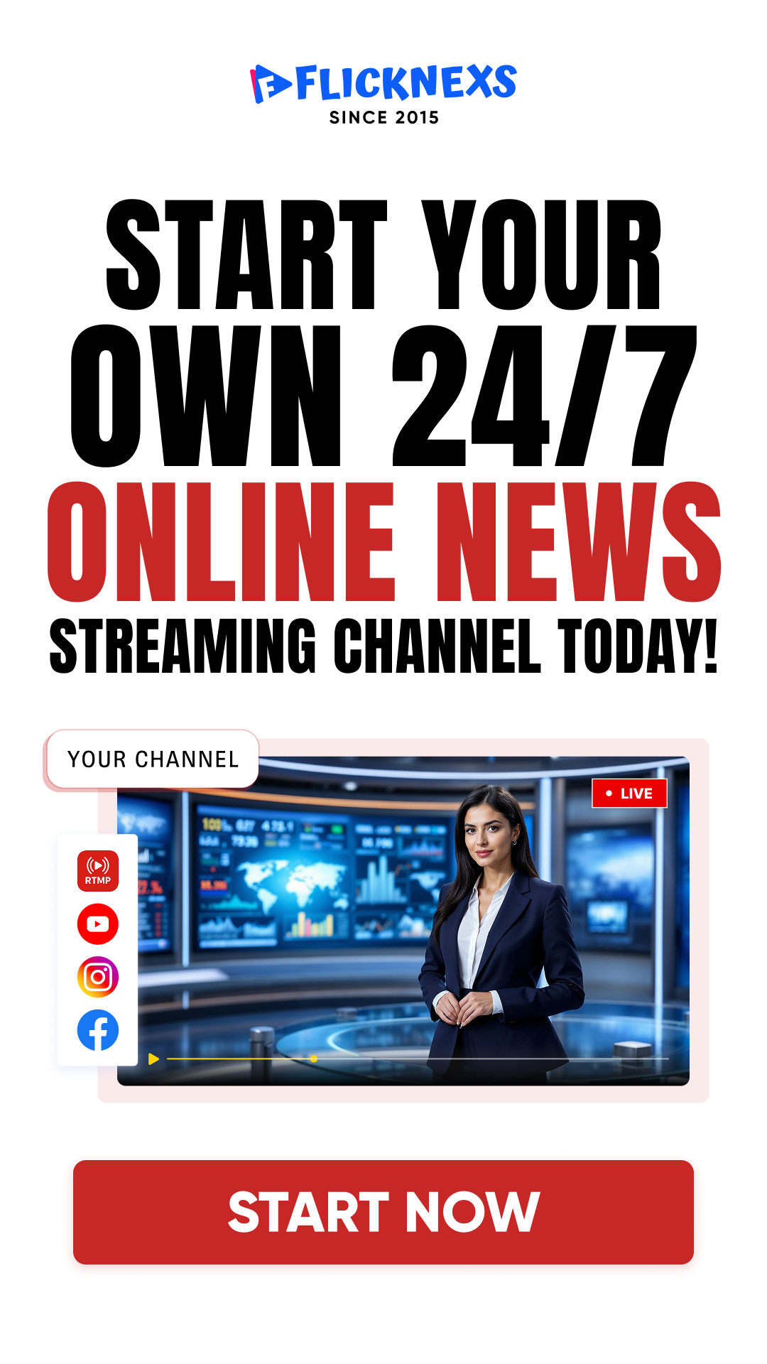 Flicknexs Facebook ad from Jun 9, 2026