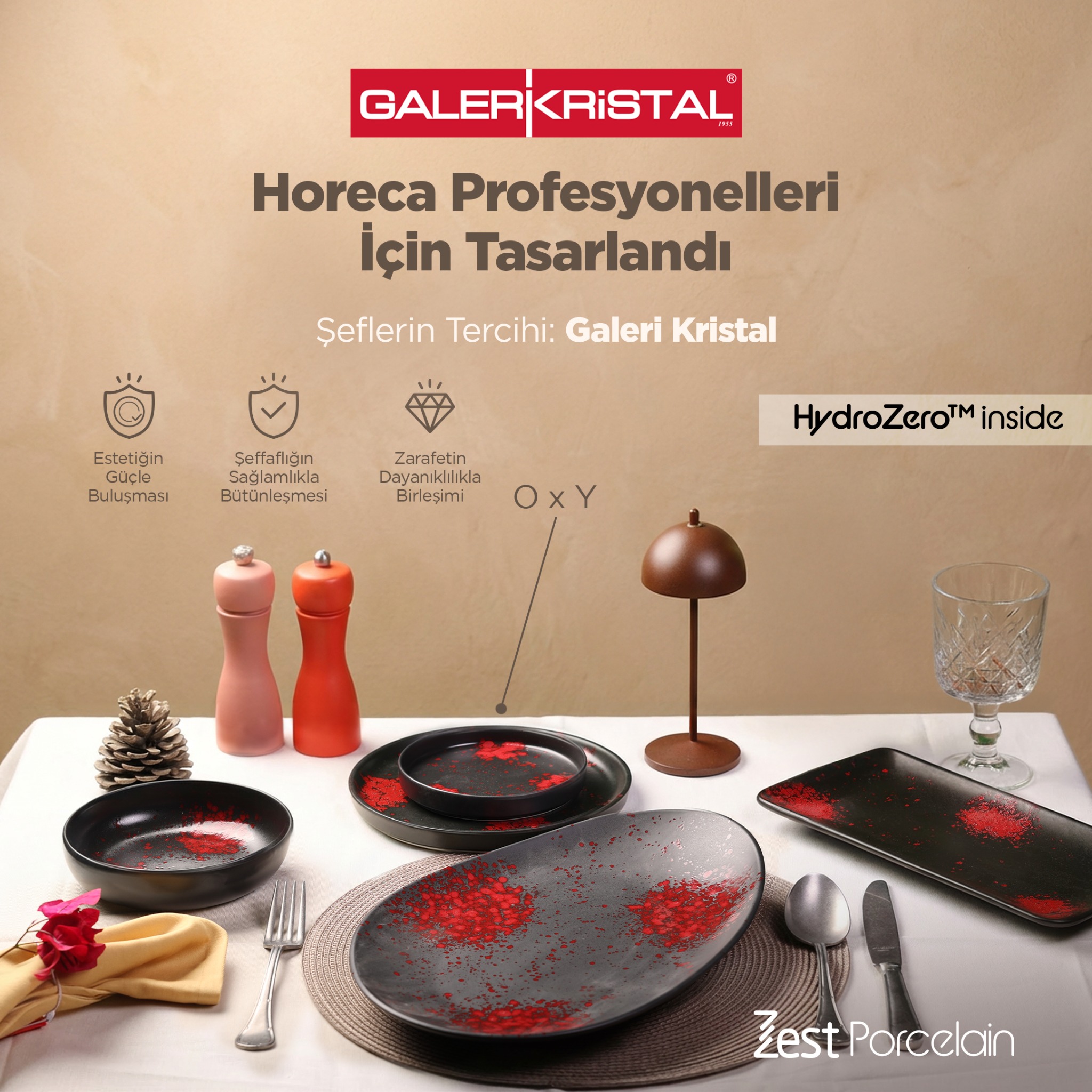 Galeri Kristal Facebook ad: HORECA işletmeleri için özel olarak tasarlanan premium…