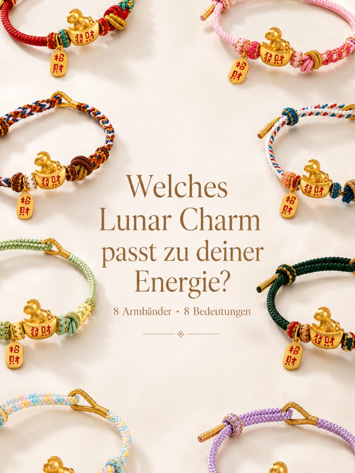 Lunar Charm Facebook ad: Nicht jedes Armband ist nur Schmuck.