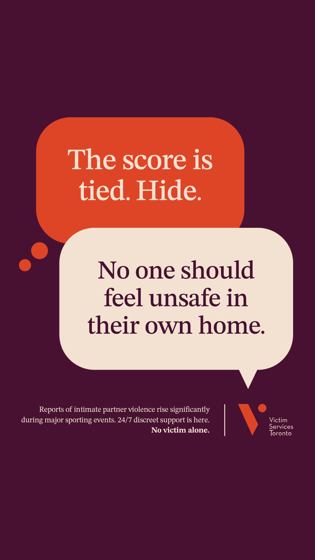 Victim Services Facebook ad