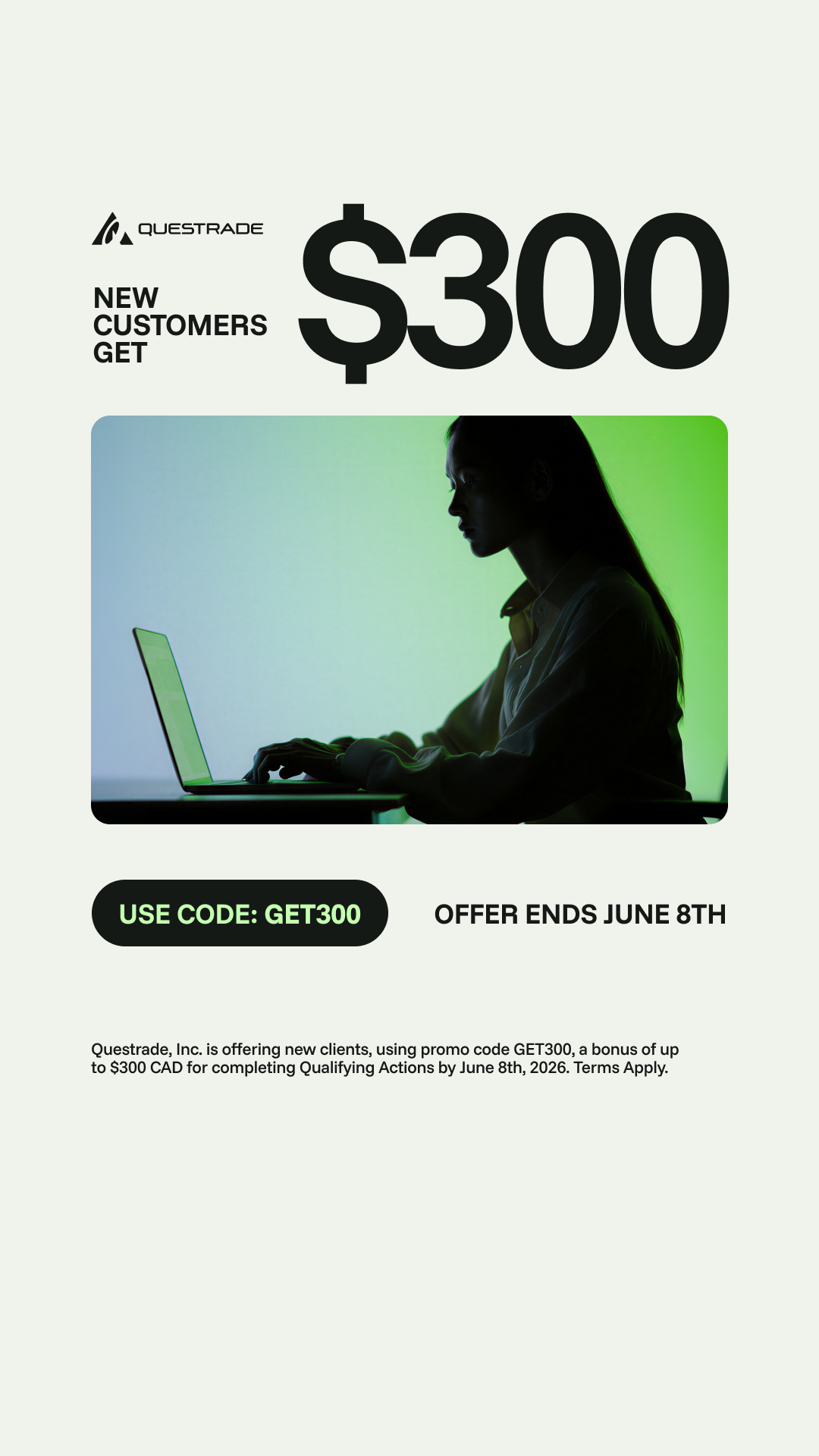 Questrade Facebook ad