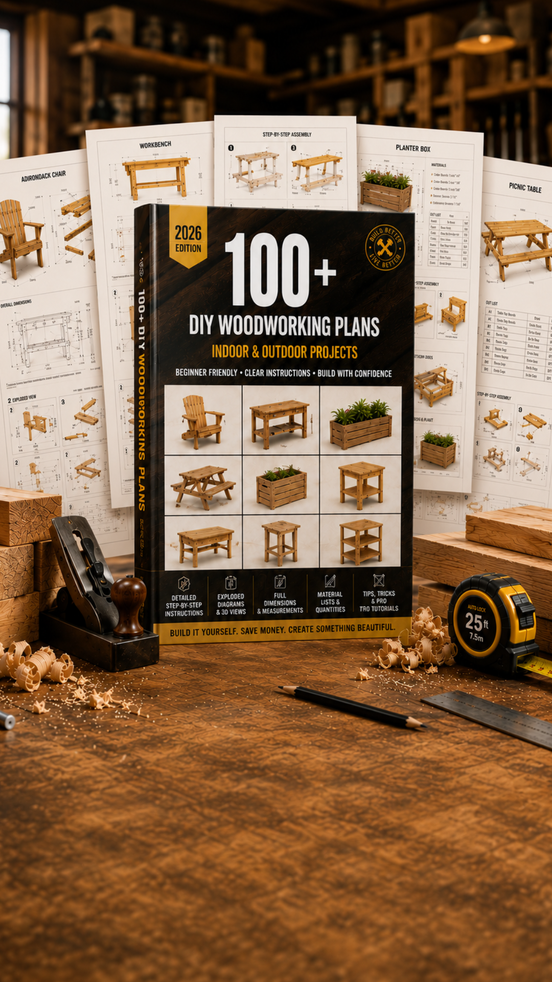 DIYProjectHub Facebook ad: 50% OFF TODAY!