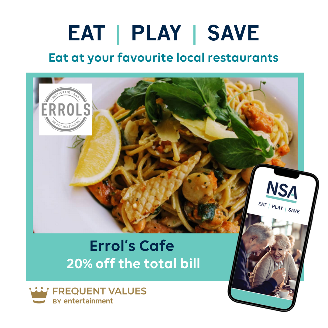 National Seniors Australia Facebook ad: Turn everyday moments into everyday savings.