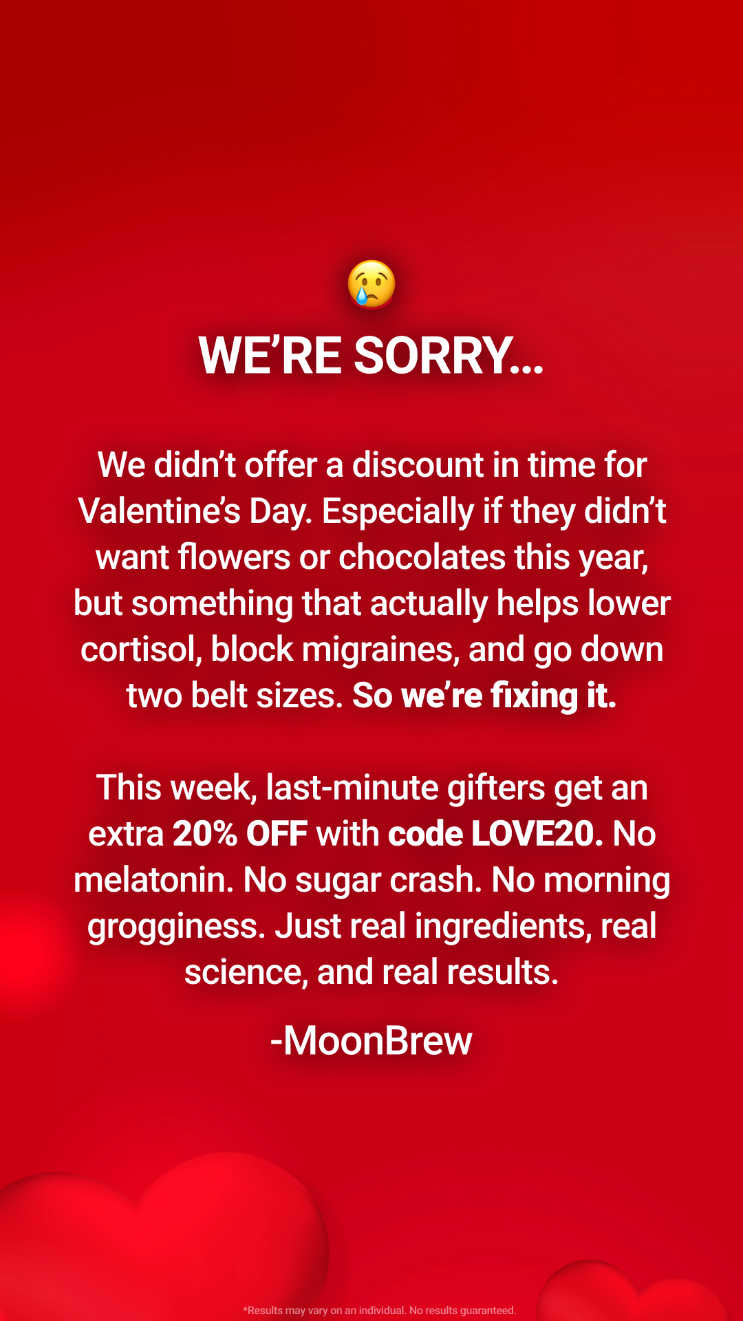 MoonBrew Facebook ad