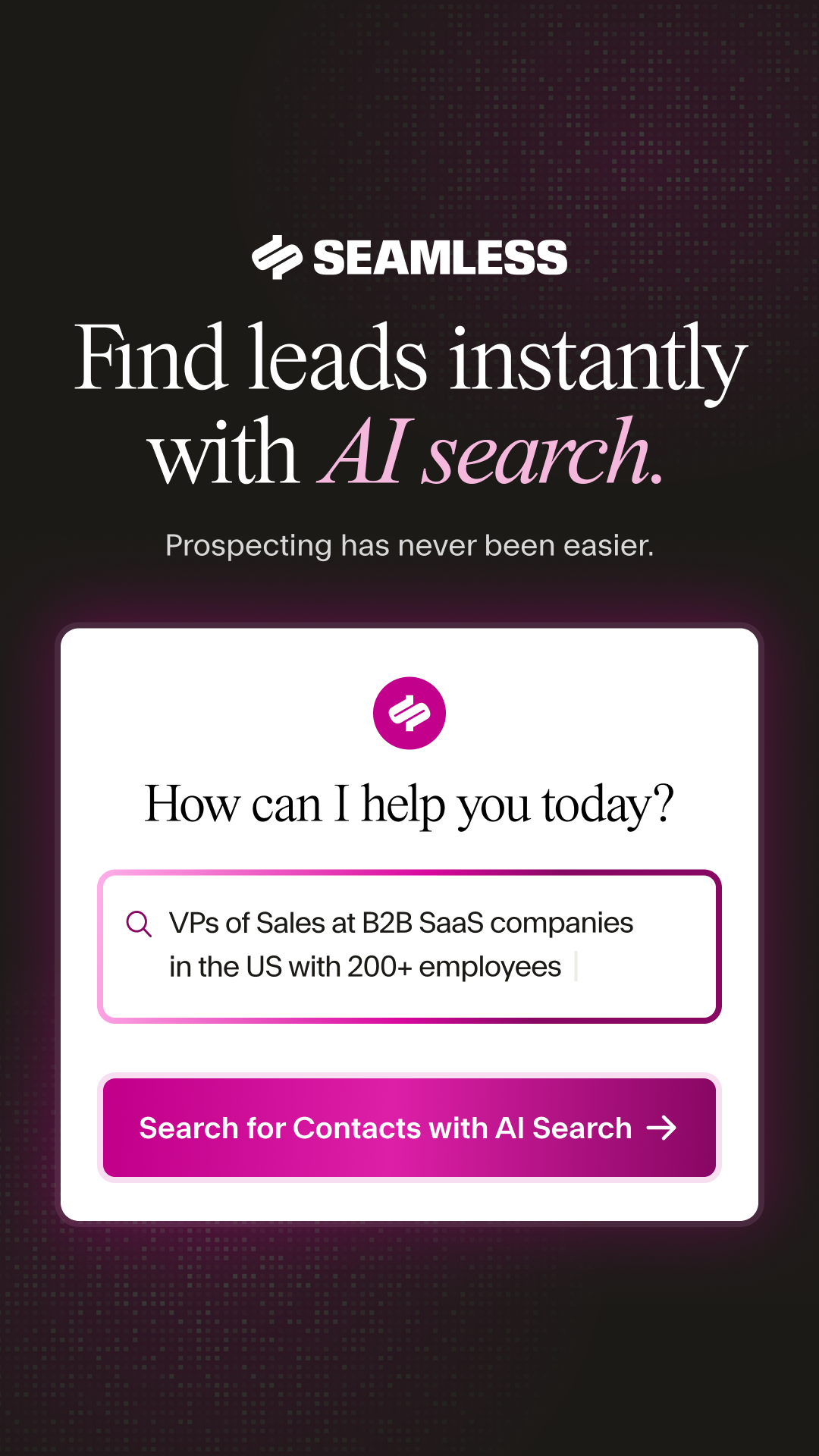 Seamless.AI Facebook ad
