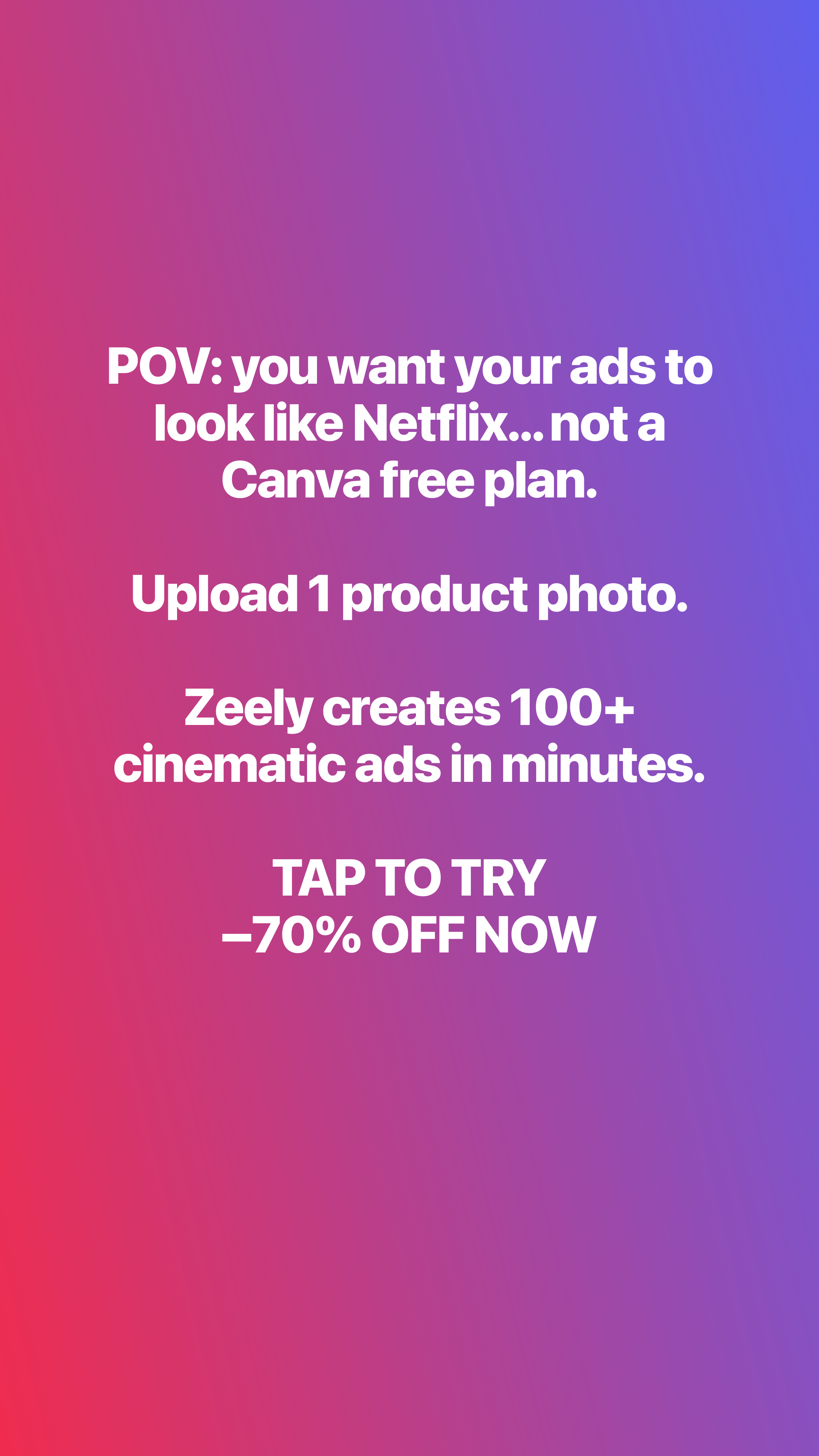 Zeely Facebook ad