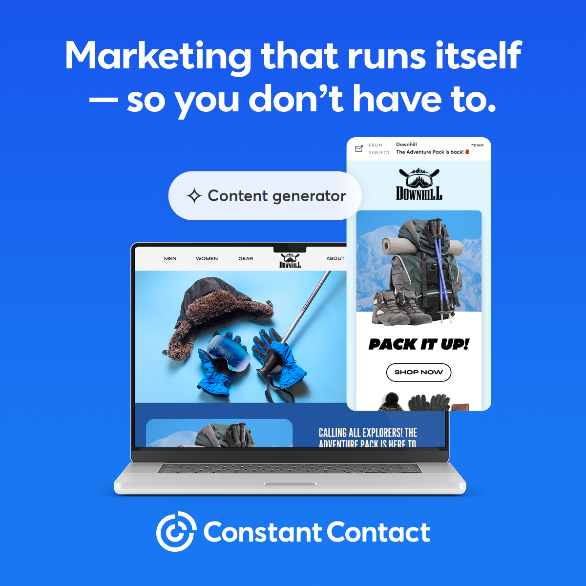 Constant Contact Facebook ad